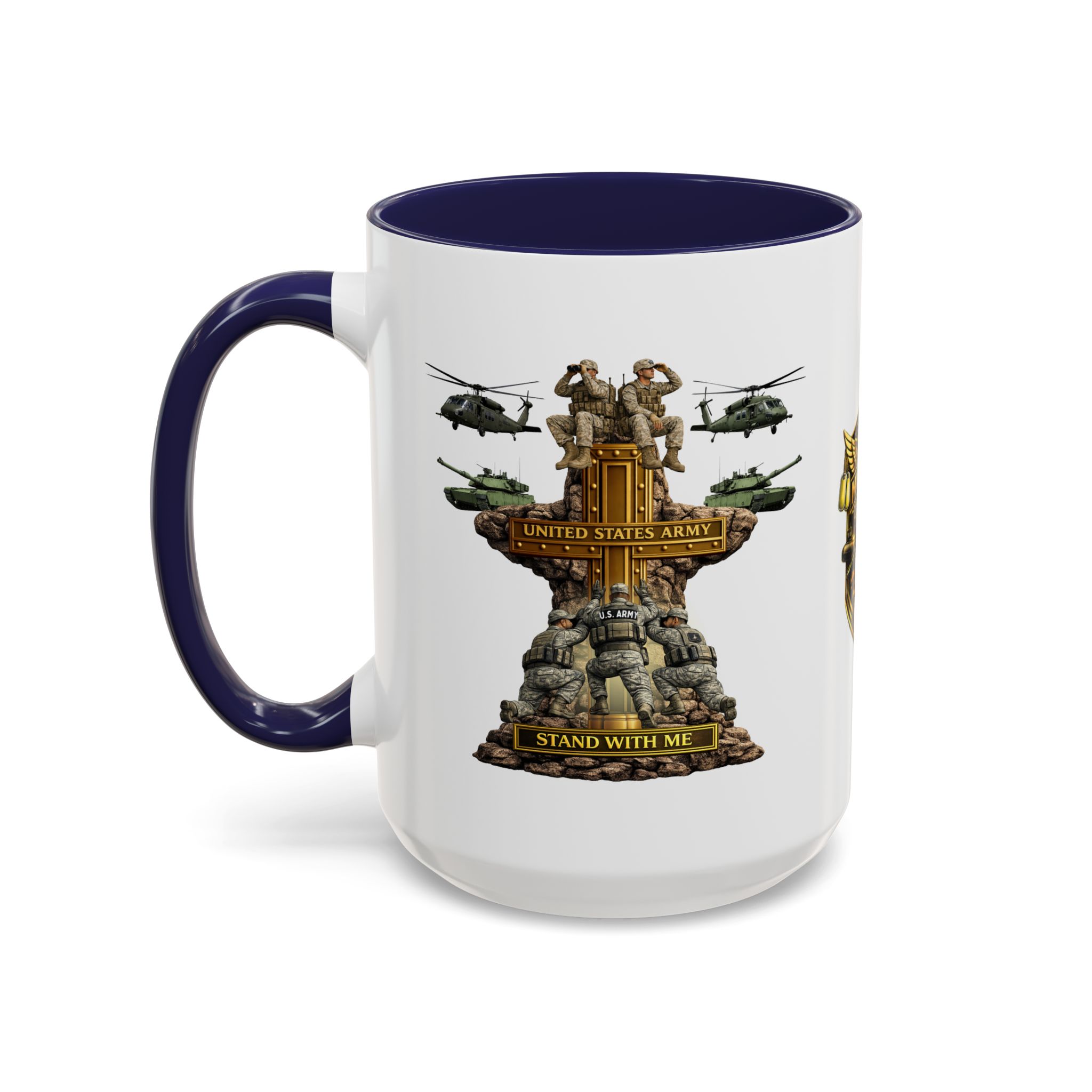 United States Army Mug | Militar-E Force Stand With Me Military Coffee Mug - Image 15