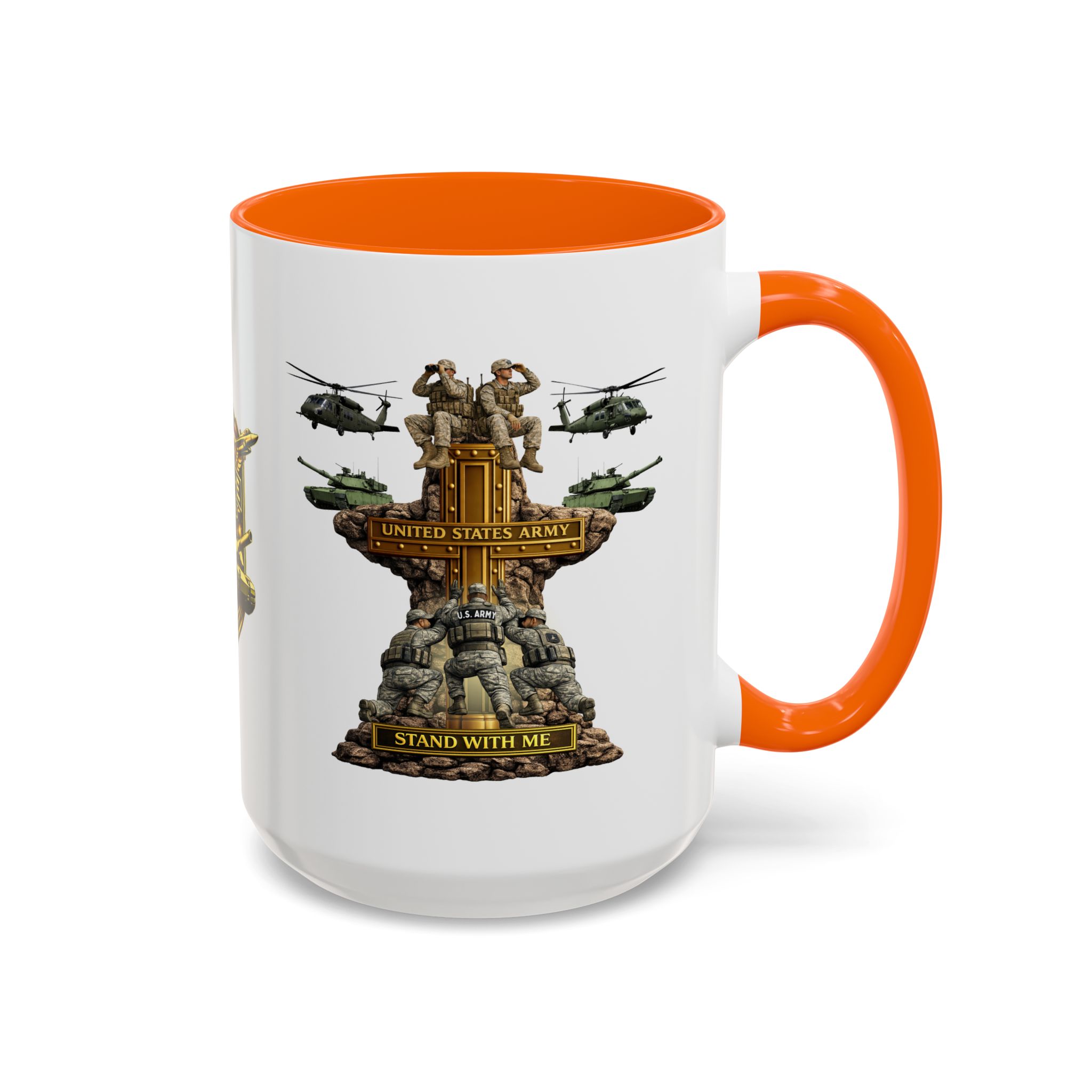 United States Army Mug | Militar-E Force Stand With Me Military Coffee Mug - Image 24