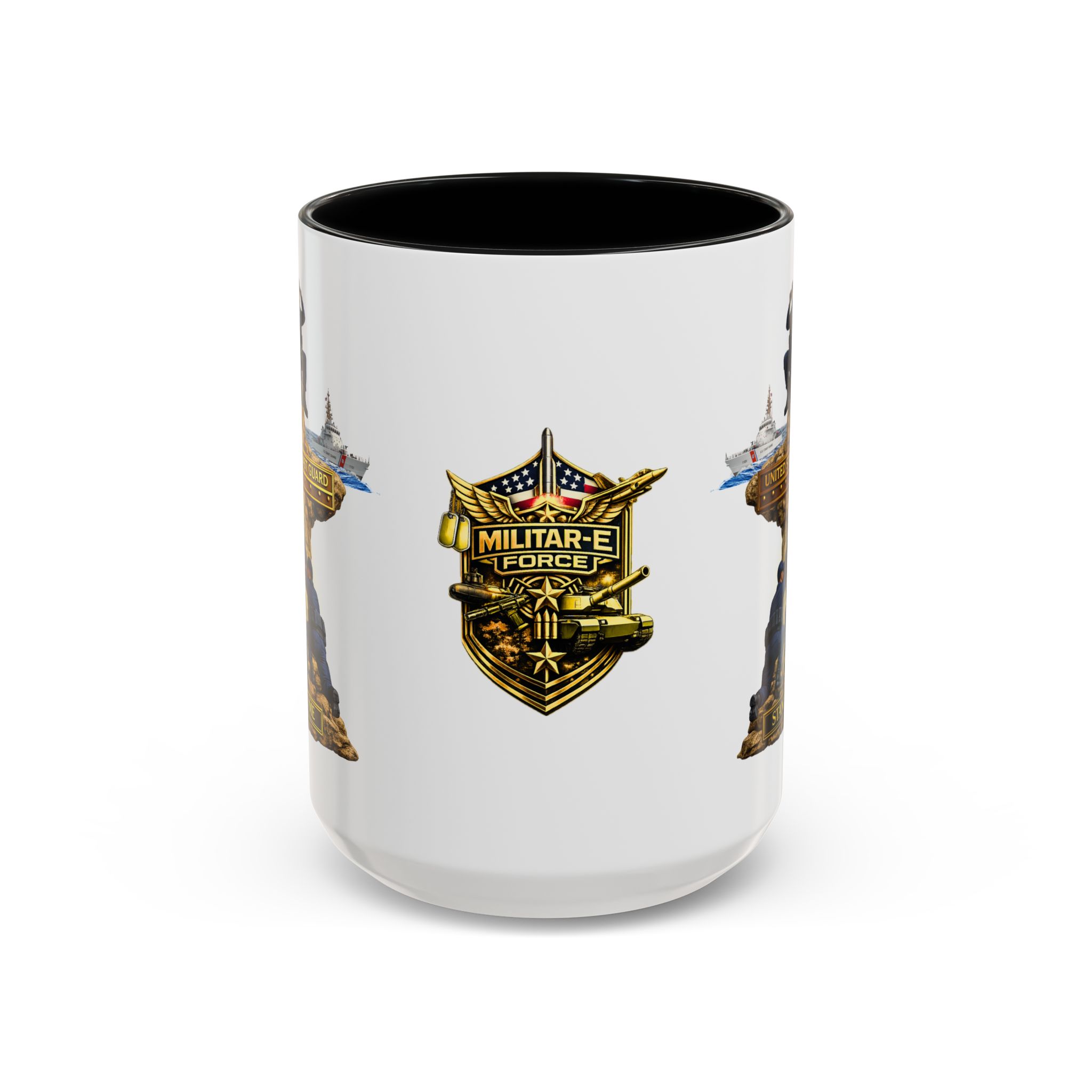 United States Coast Guard Mug | Militar-E Force Stand With Me Military Coffee Mug - Image 16