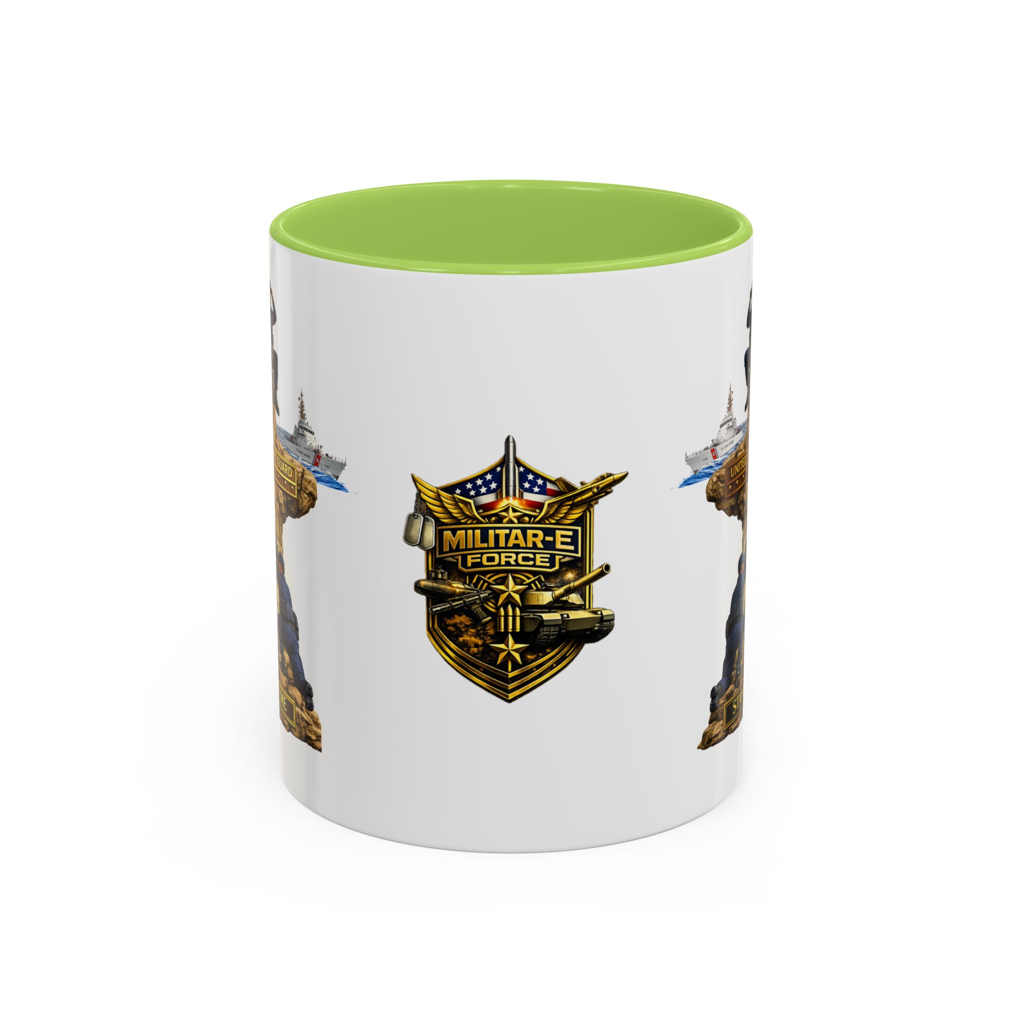 United States Coast Guard Mug | Militar-E Force Stand With Me Military Coffee Mug - Image 46