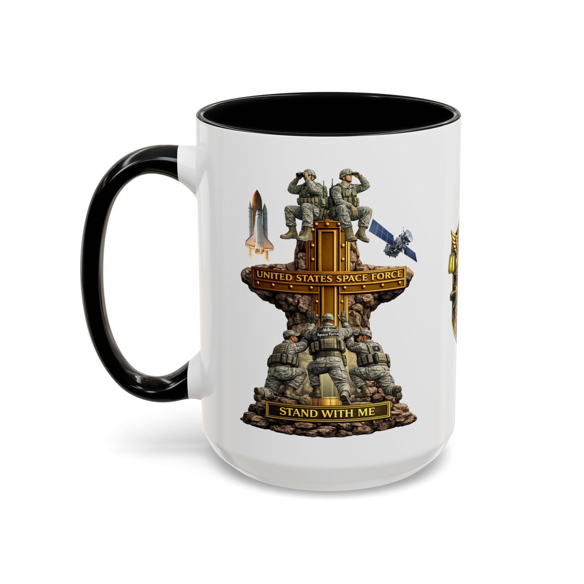 United States Space Force Mug | Militar-E Force Stand With Me Military Coffee Mug - Image 18