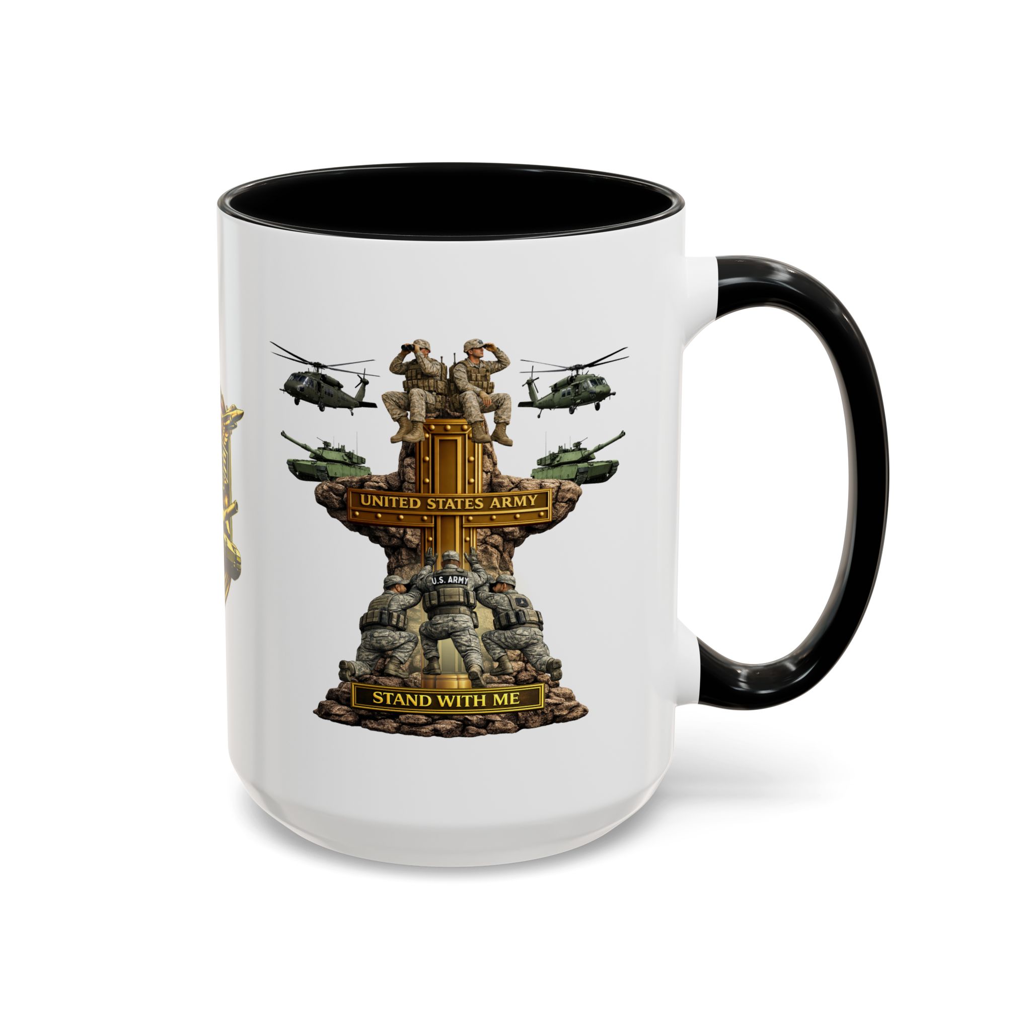 United States Army Mug | Militar-E Force Stand With Me Military Coffee Mug - Image 34