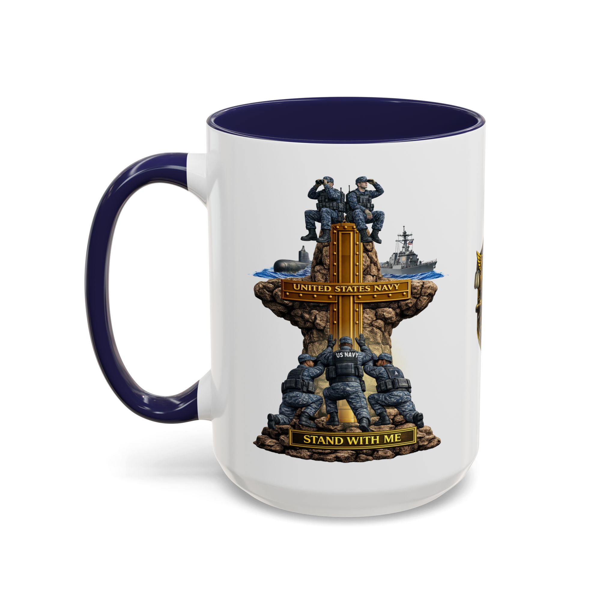 United States Navy Mug | Militar-E Force Stand With Me Military Coffee Mug - Image 23