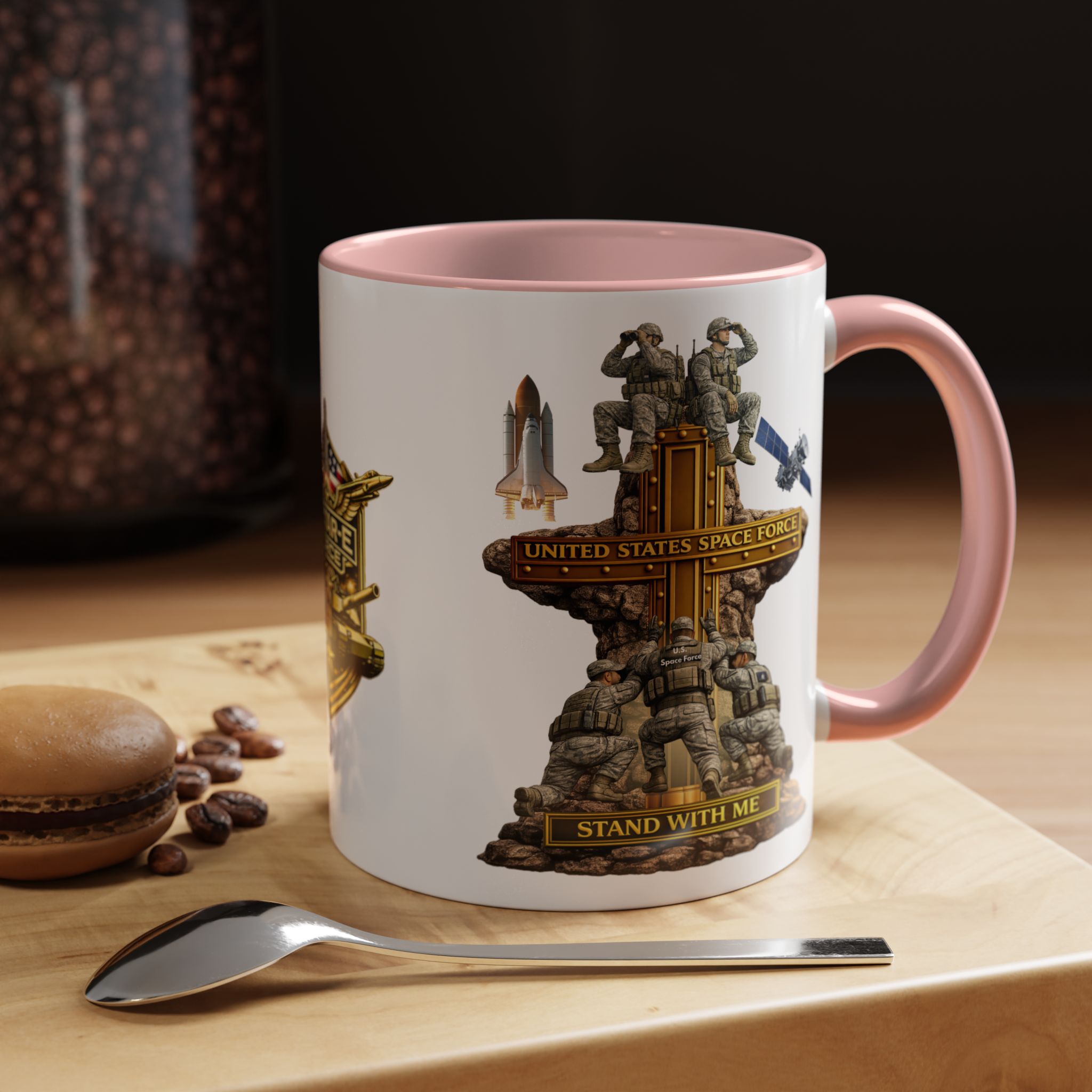 United States Space Force Mug | Militar-E Force Stand With Me Military Coffee Mug - Image 15