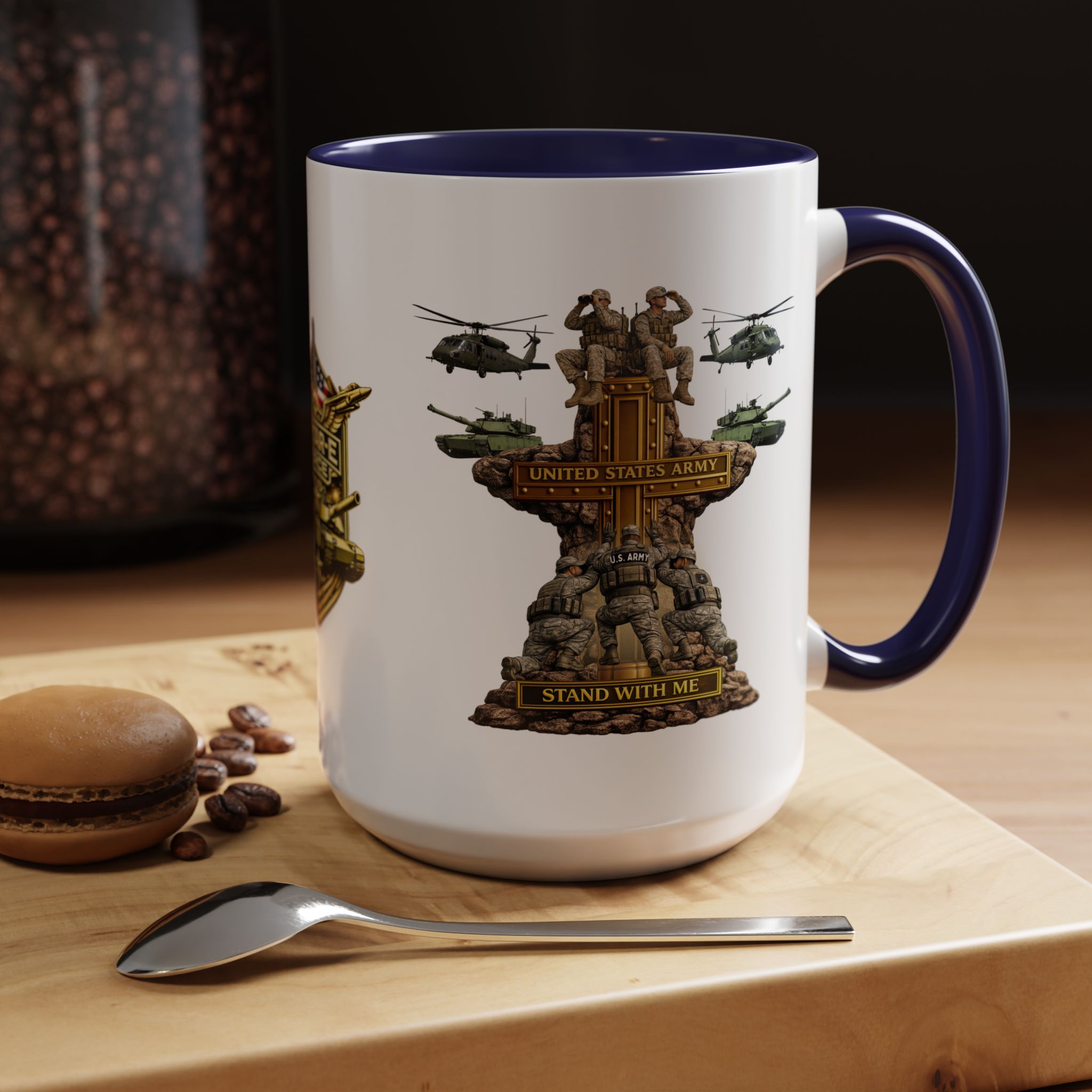United States Army Mug | Militar-E Force Stand With Me Military Coffee Mug - Image 17