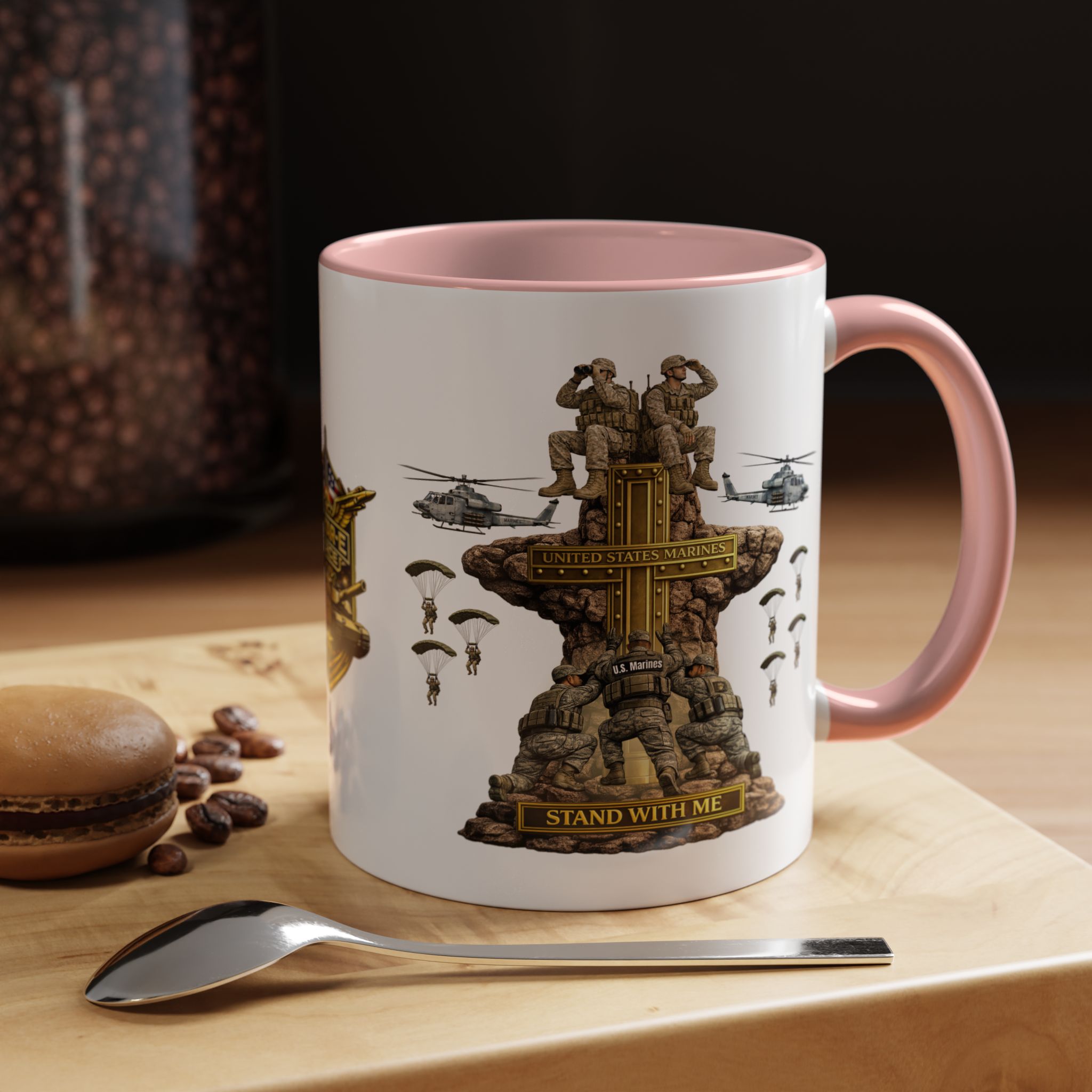 United States Marines Mug | Militar-E Force Stand With Me Military Coffee Mug - Image 15