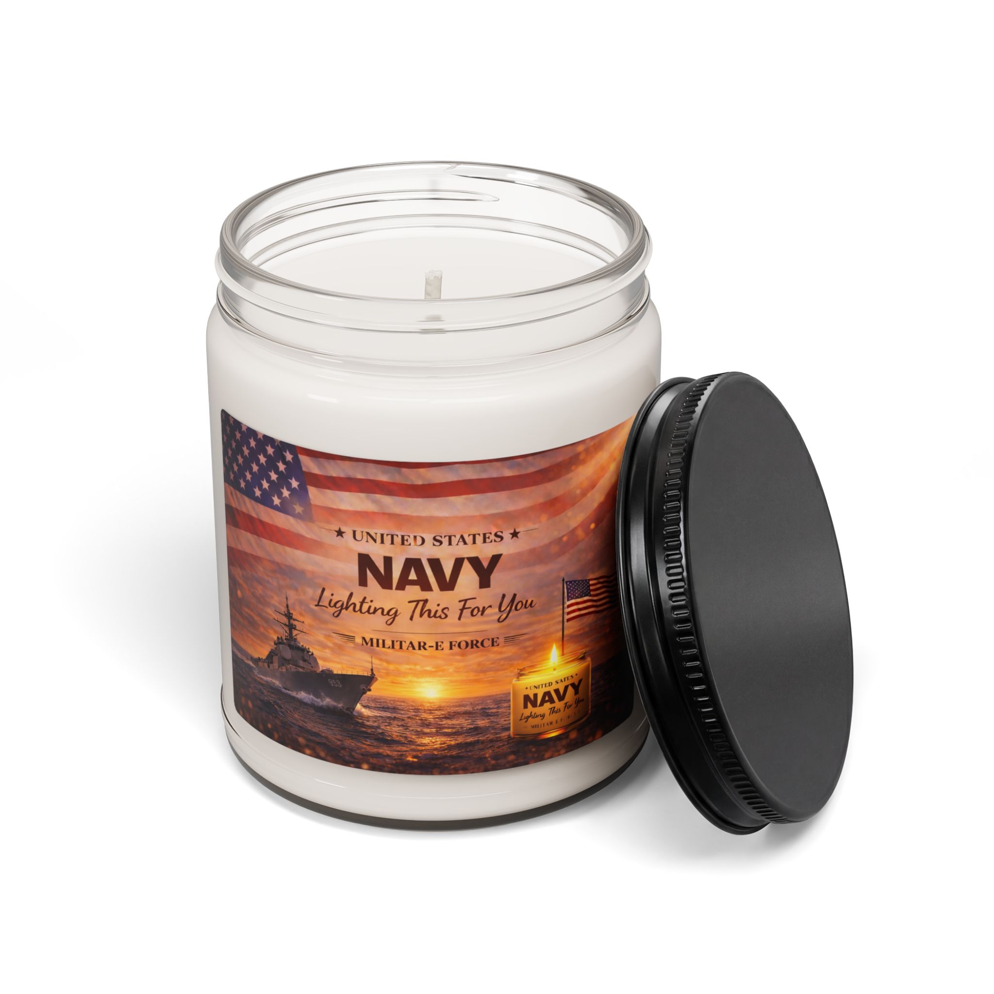 United States Navy Soy Candle | Militar-E Force Military Candle - Image 37
