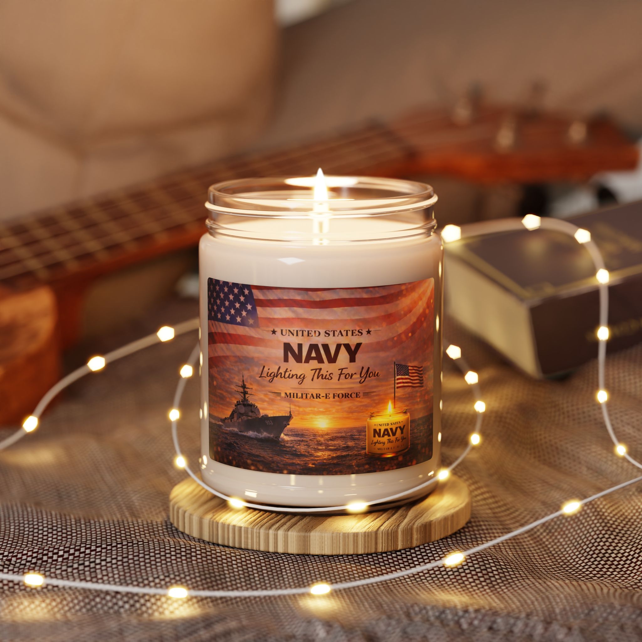 United States Navy Soy Candle | Militar-E Force Military Candle - Image 23
