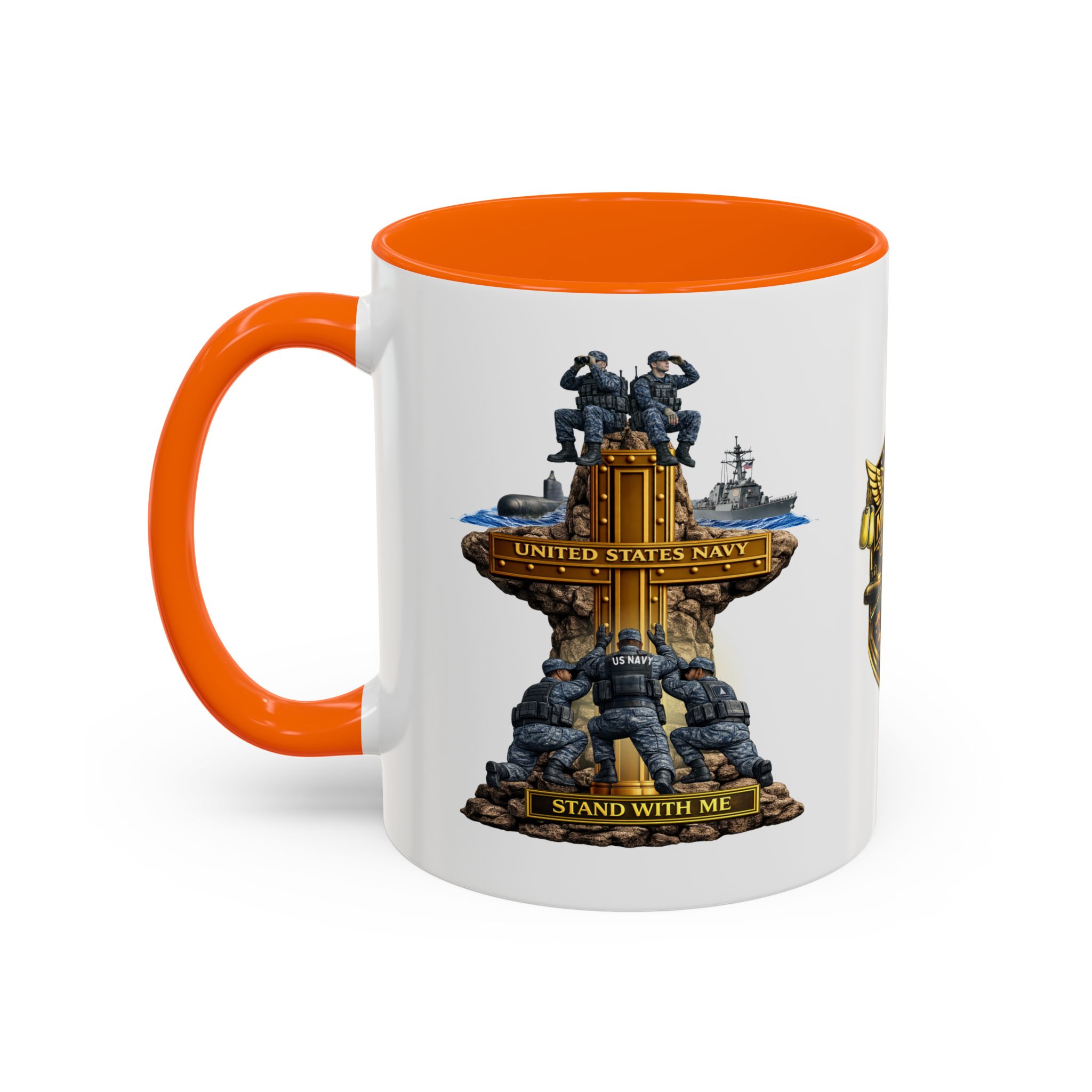 United States Navy Mug | Militar-E Force Stand With Me Military Coffee Mug - Image 33