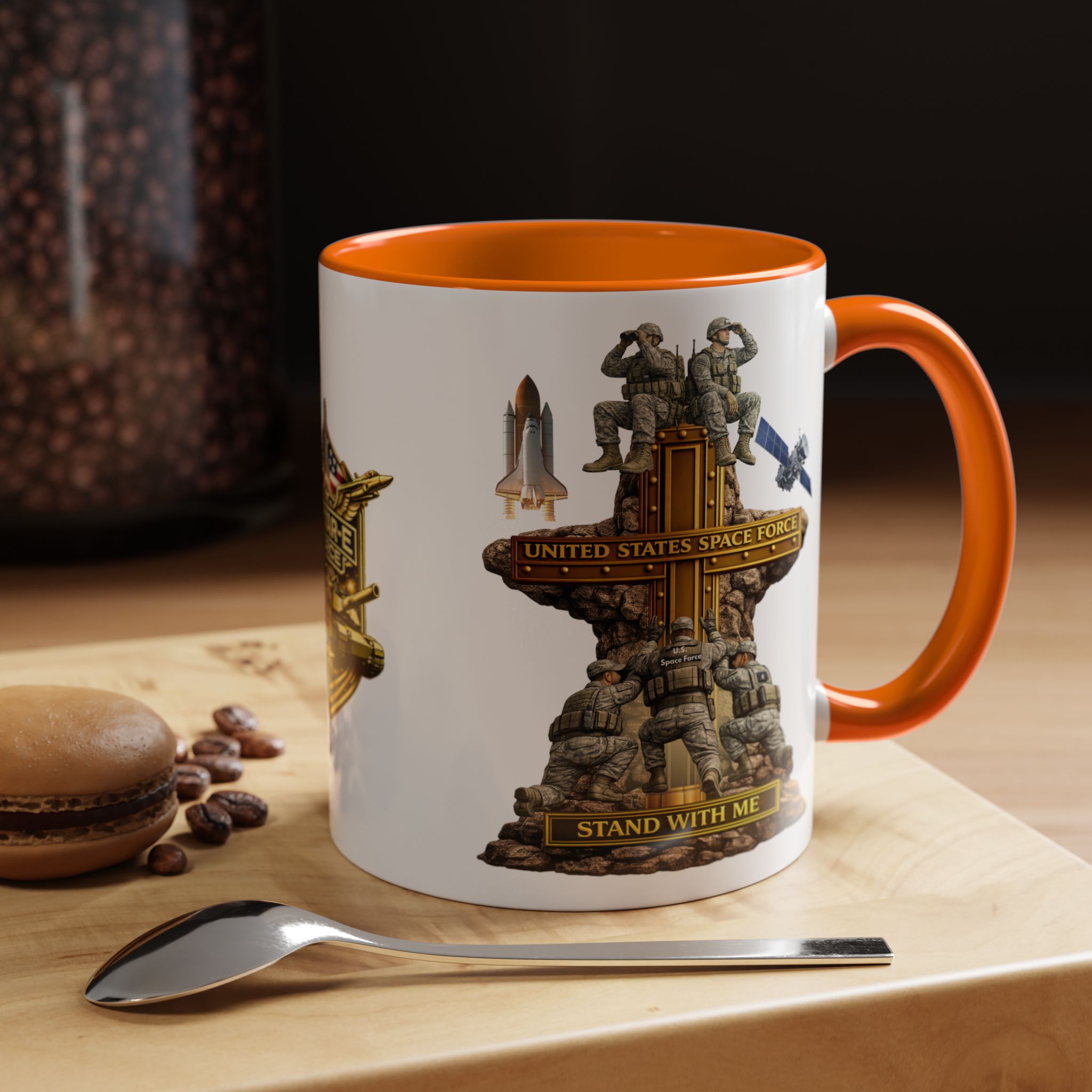 United States Space Force Mug | Militar-E Force Stand With Me Military Coffee Mug - Image 40