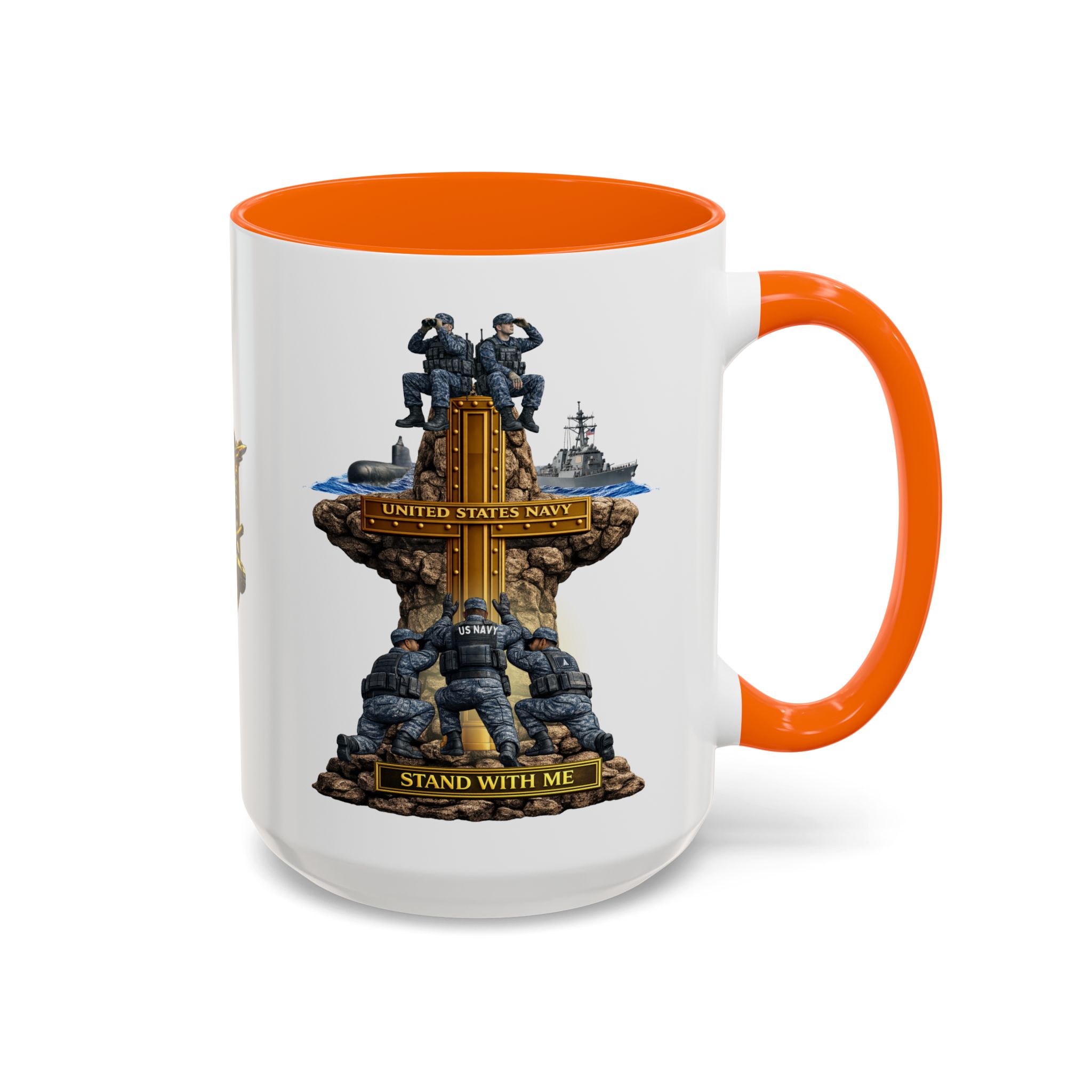 United States Navy Mug | Militar-E Force Stand With Me Military Coffee Mug - Image 37