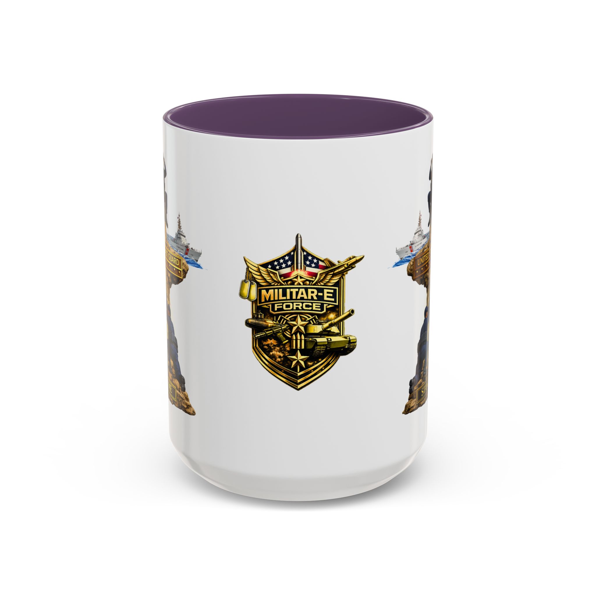 United States Coast Guard Mug | Militar-E Force Stand With Me Military Coffee Mug - Image 81