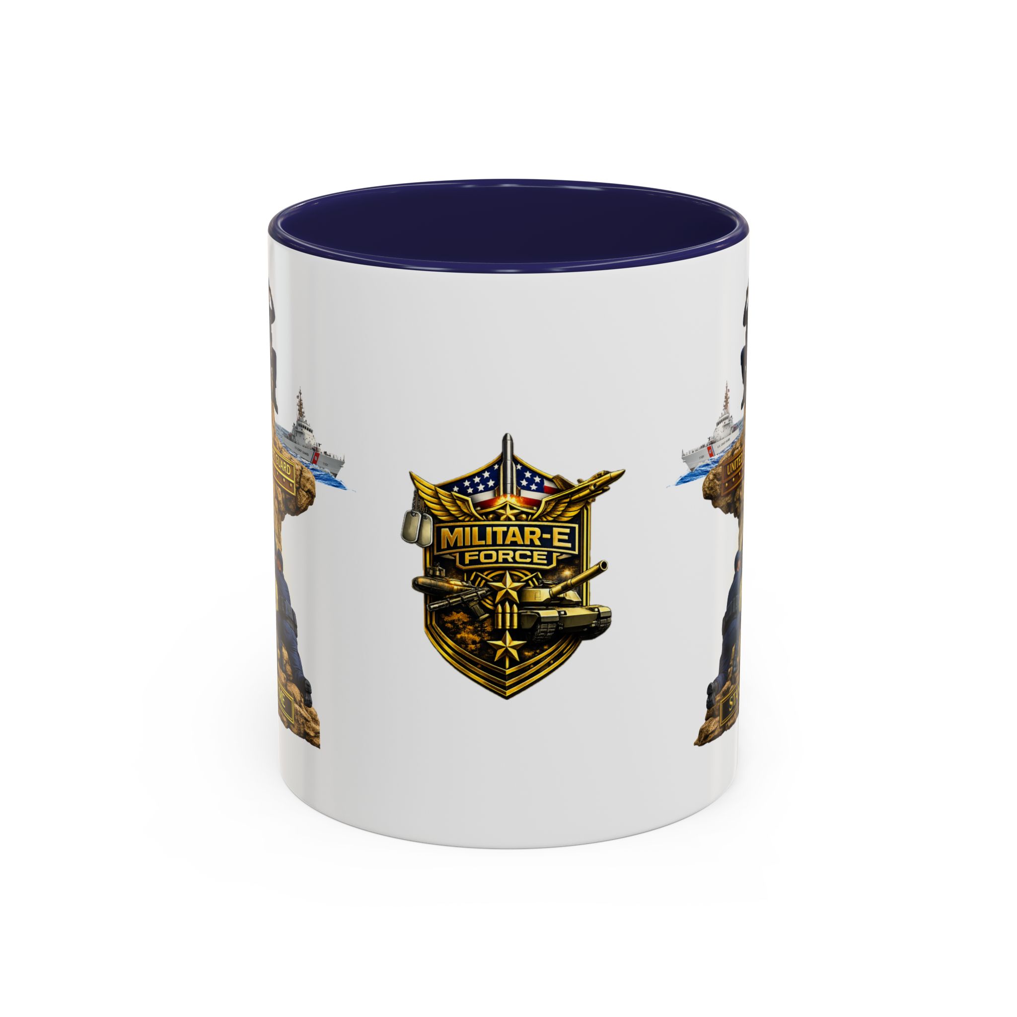 United States Coast Guard Mug | Militar-E Force Stand With Me Military Coffee Mug - Image 6