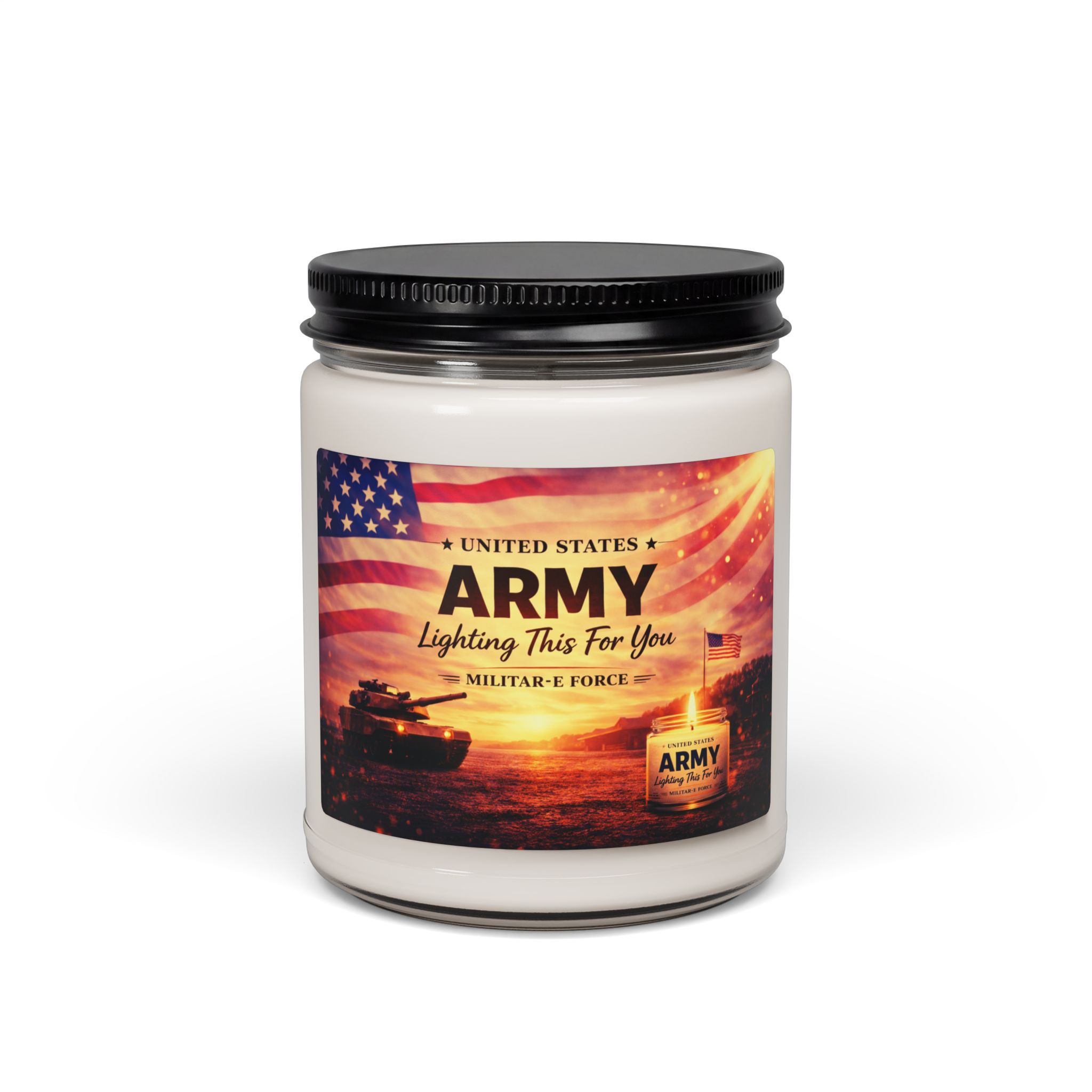 United States Army Soy Candle | Militar-E Force Military Candle - Image 21