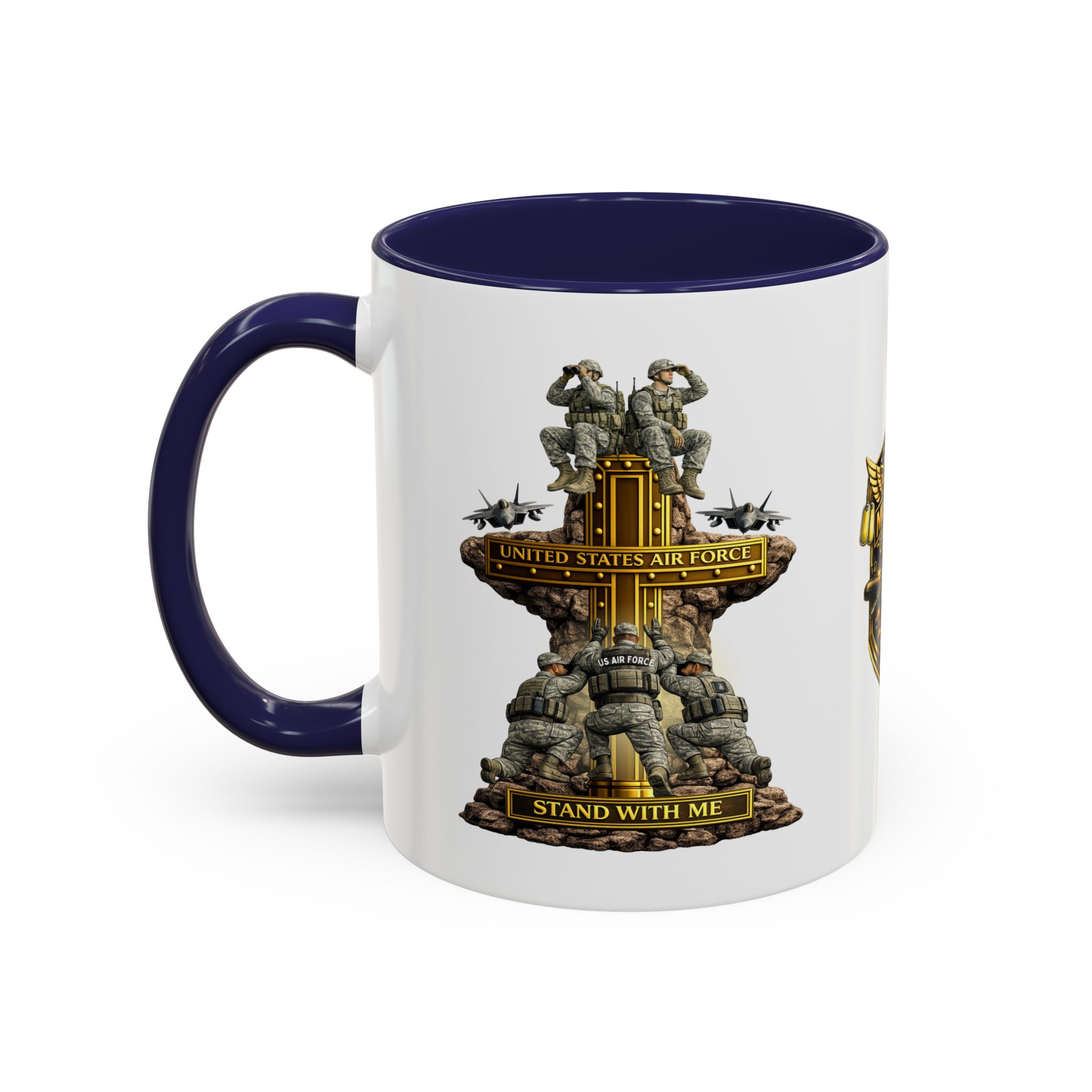 United States Air Force Mug | Militar-E Force Stand With Me Military Coffee Mug - Image 8