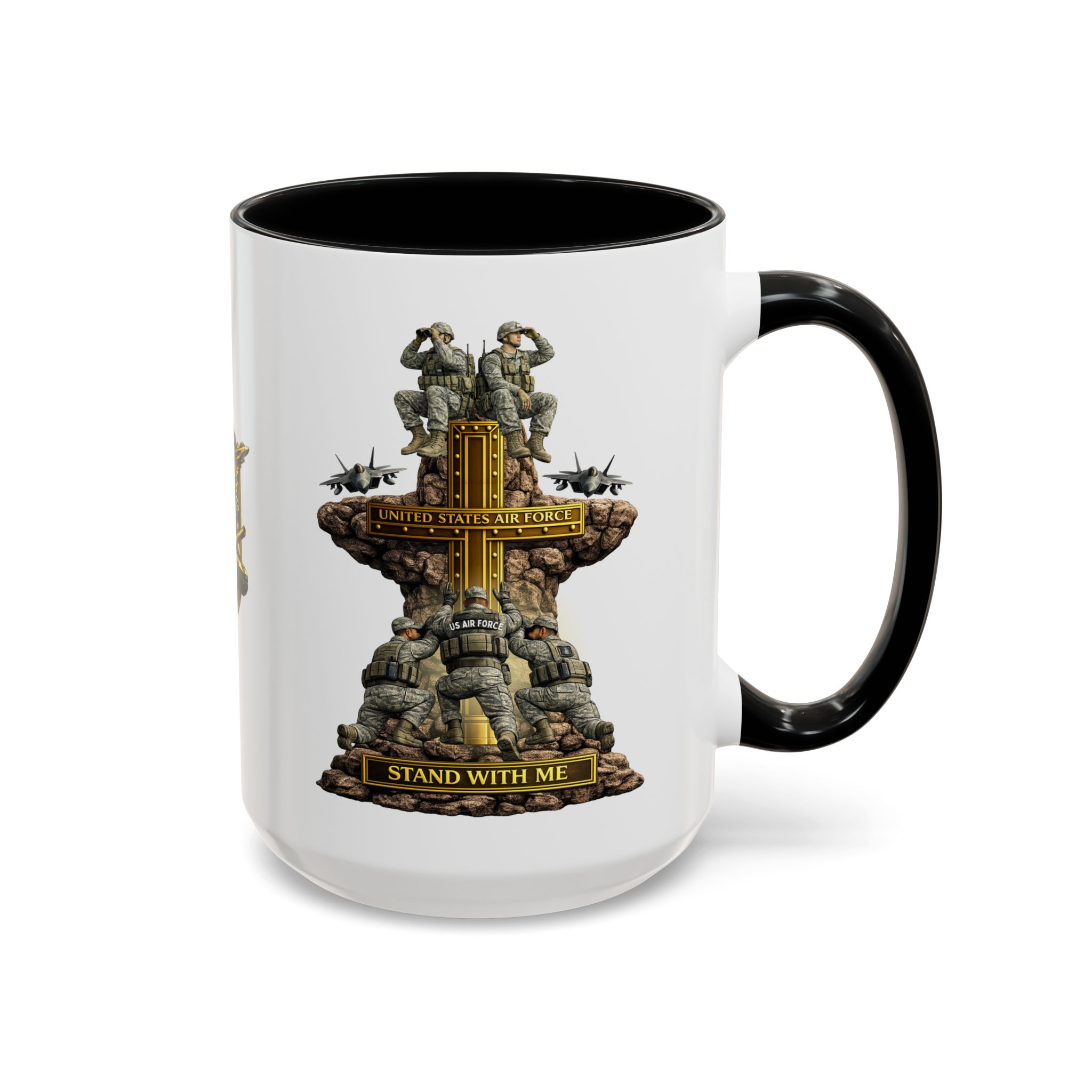 United States Air Force Mug | Militar-E Force Stand With Me Military Coffee Mug - Image 17