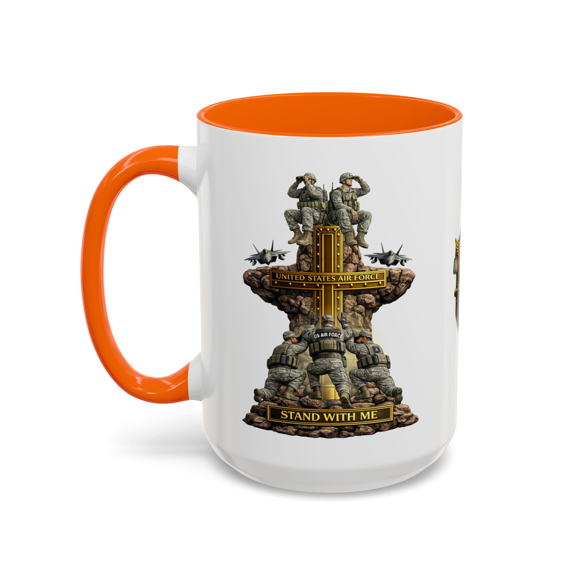 United States Air Force Mug | Militar-E Force Stand With Me Military Coffee Mug - Image 43