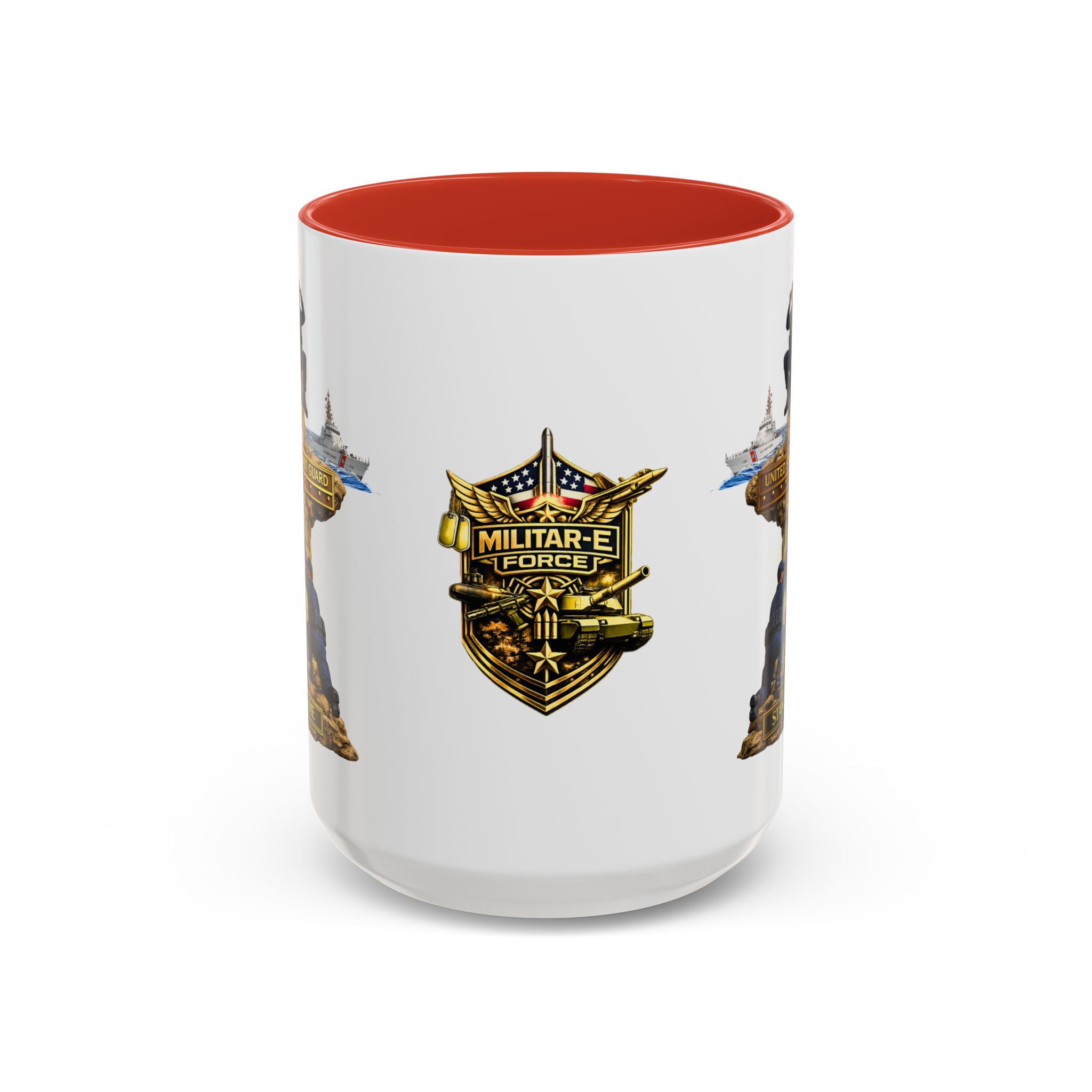 United States Coast Guard Mug | Militar-E Force Stand With Me Military Coffee Mug - Image 31