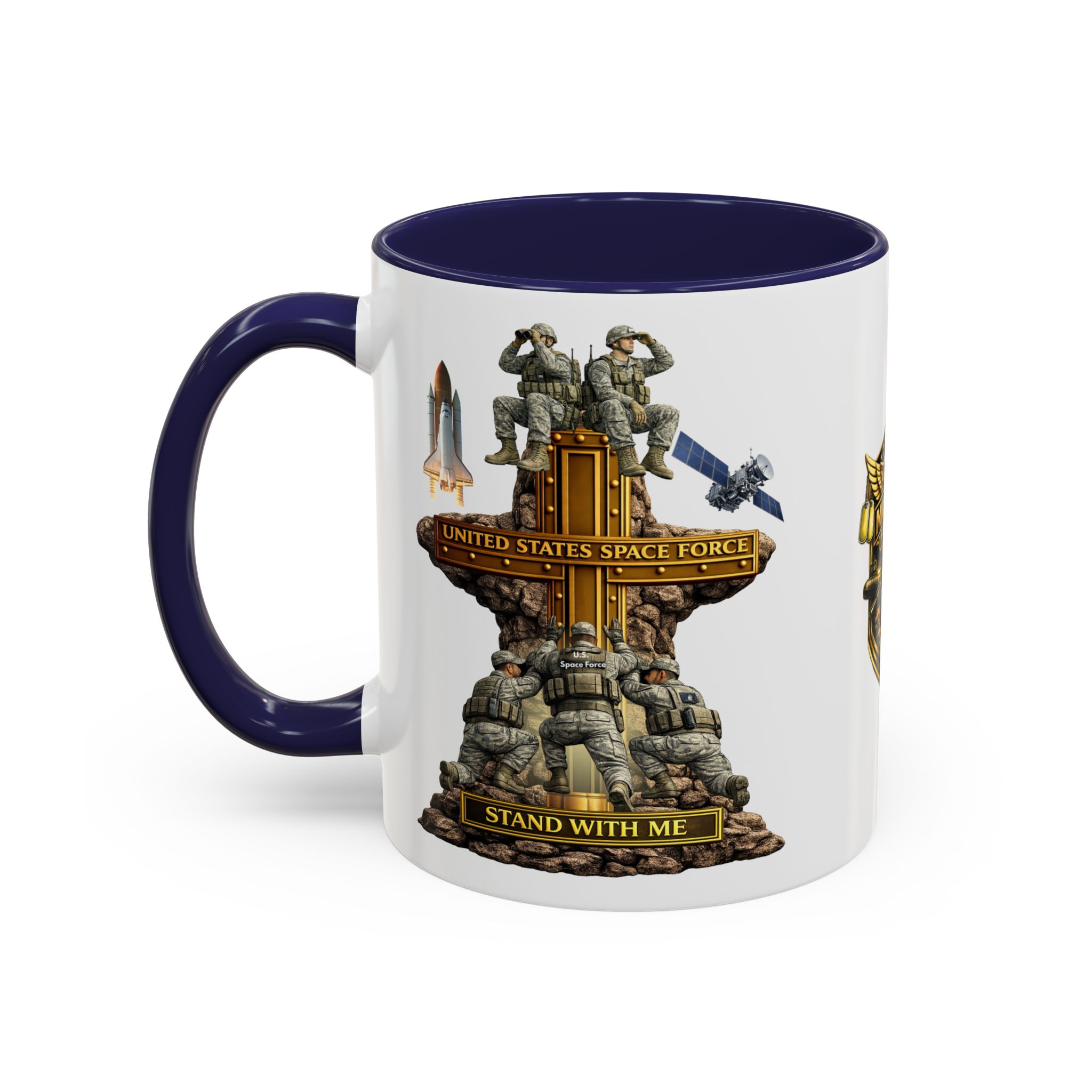 United States Space Force Mug | Militar-E Force Stand With Me Military Coffee Mug - Image 8
