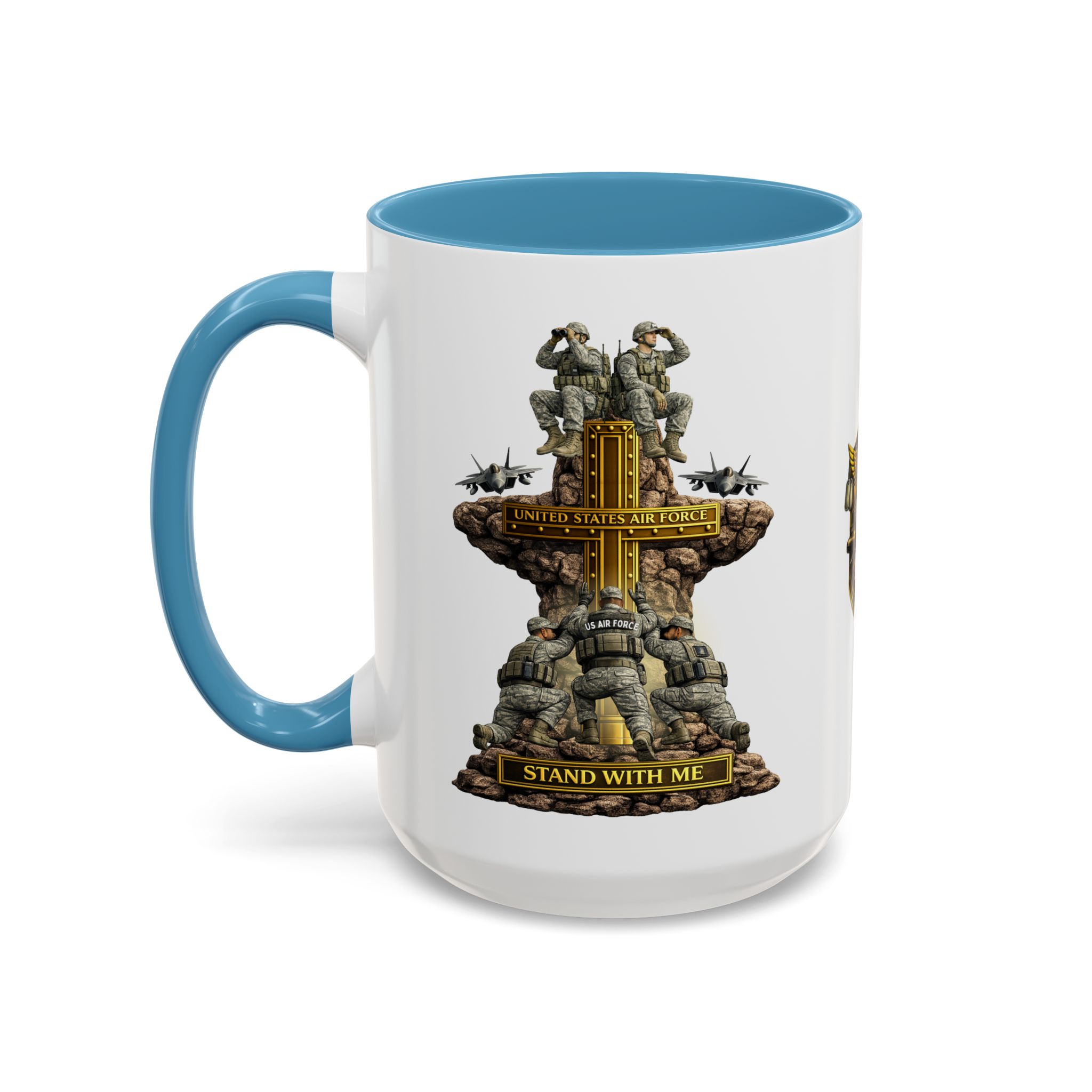 United States Air Force Mug | Militar-E Force Stand With Me Military Coffee Mug - Image 53