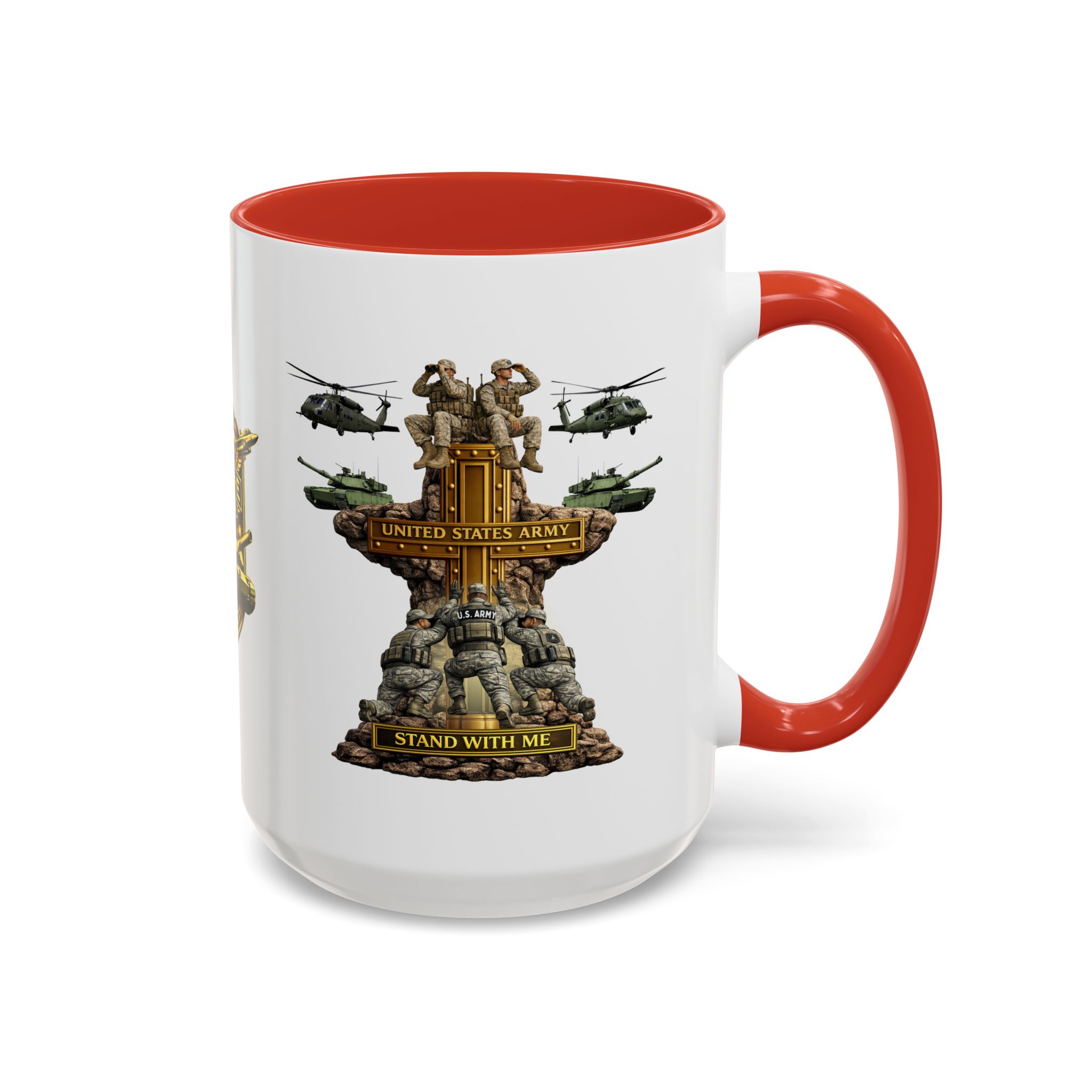 United States Army Mug | Militar-E Force Stand With Me Military Coffee Mug - Image 44