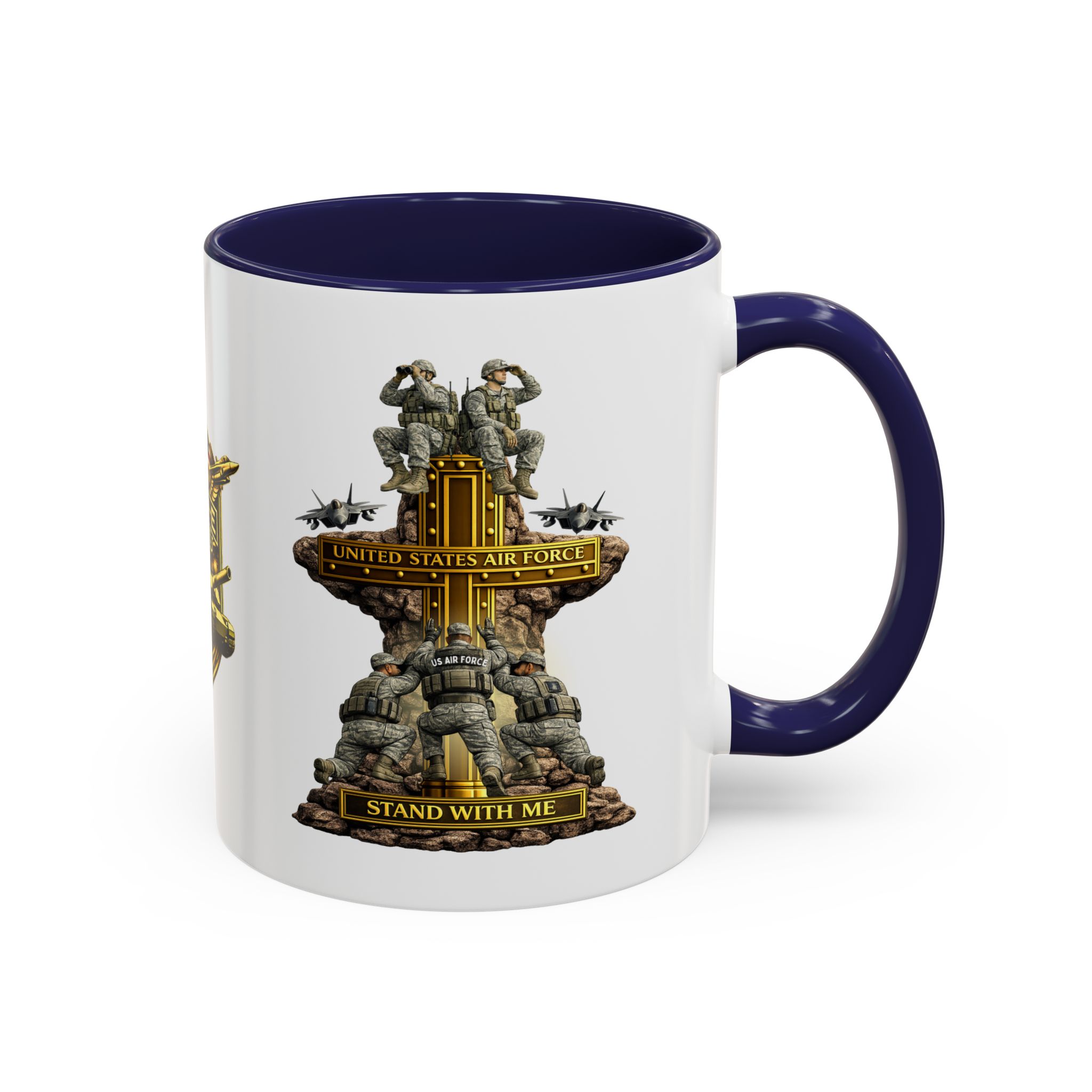 United States Air Force Mug | Militar-E Force Stand With Me Military Coffee Mug - Image 7