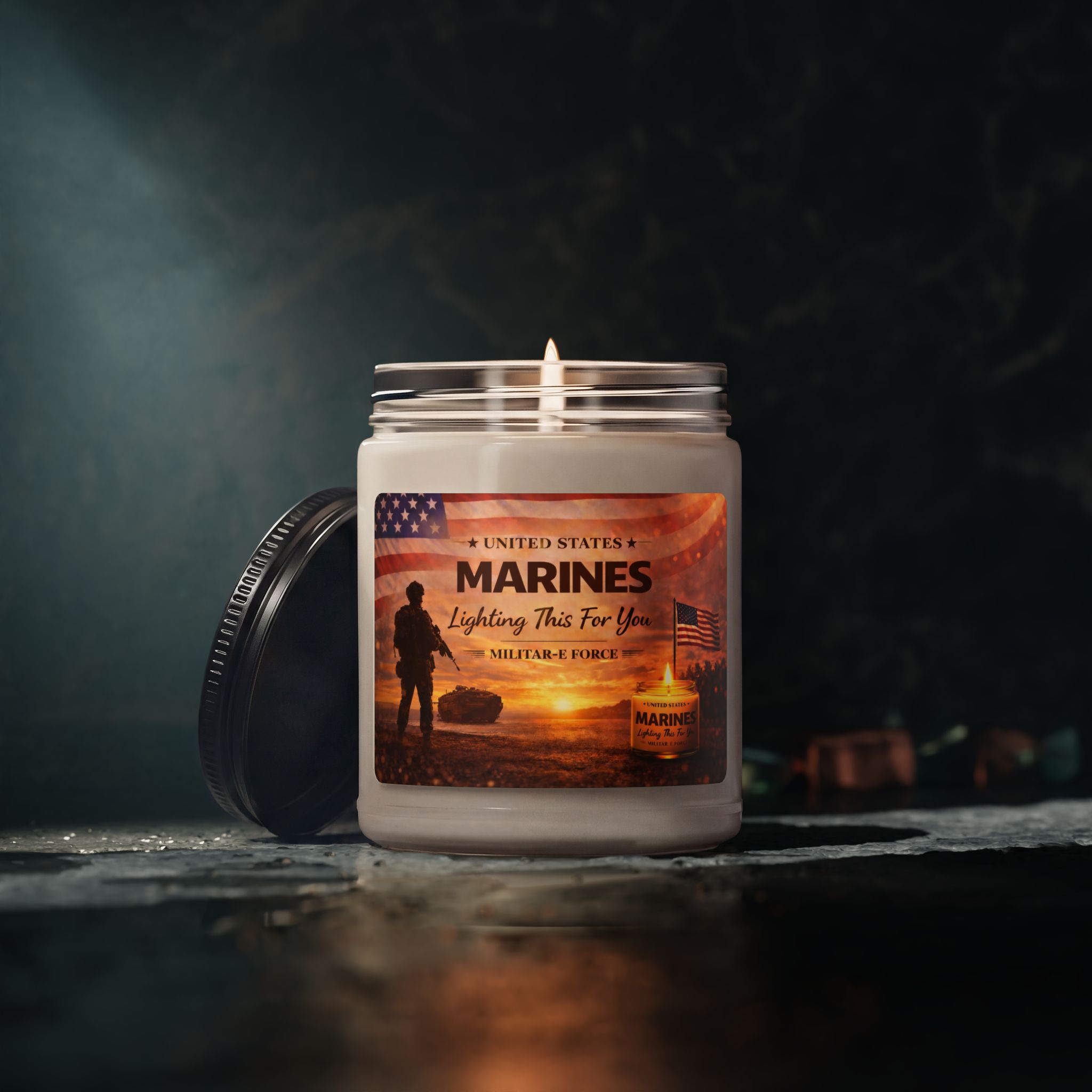 United States Marines Soy Candle | Militar-E Force Military Candle - Image 45