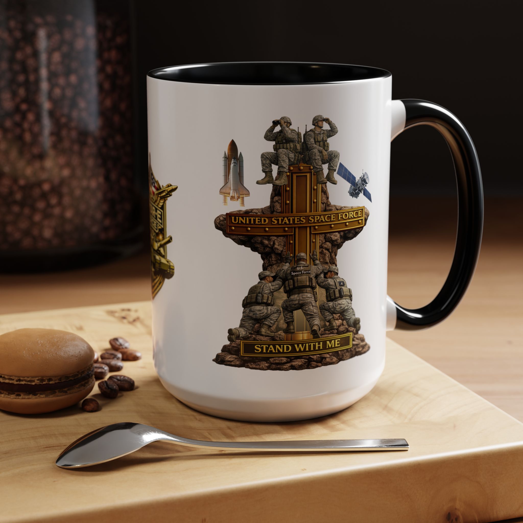 United States Space Force Mug | Militar-E Force Stand With Me Military Coffee Mug - Image 20