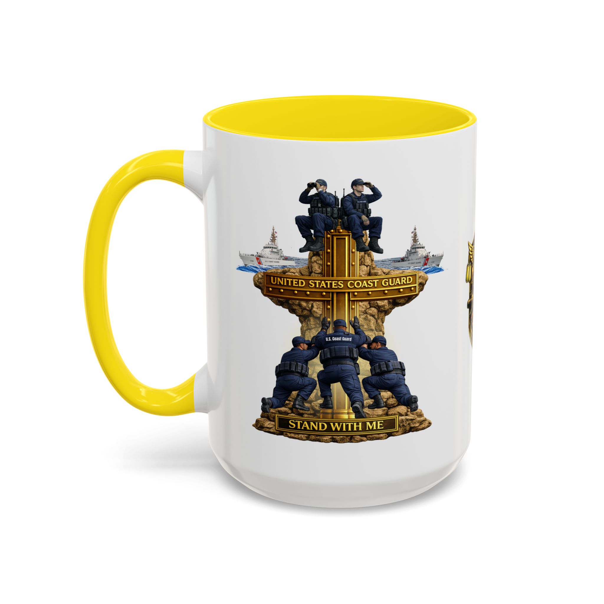 United States Coast Guard Mug | Militar-E Force Stand With Me Military Coffee Mug - Image 73