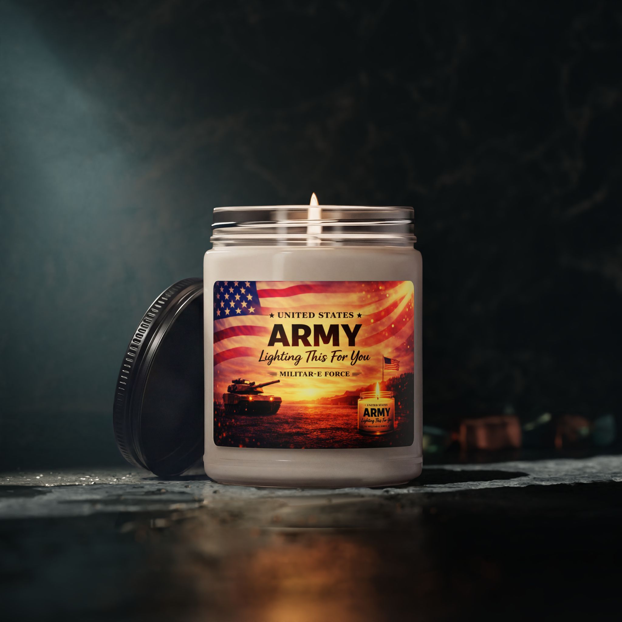 United States Army Soy Candle | Militar-E Force Military Candle - Image 20