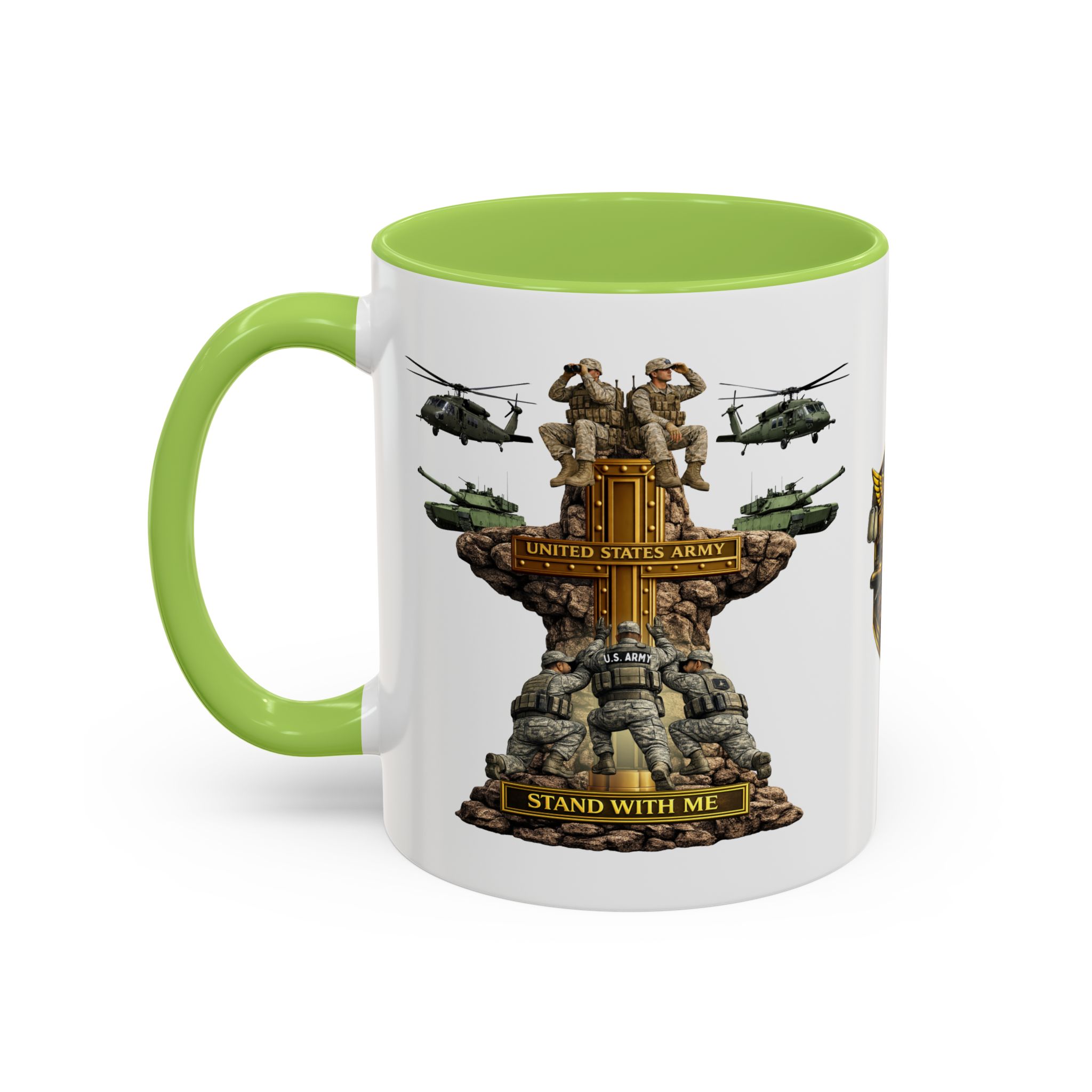 United States Army Mug | Militar-E Force Stand With Me Military Coffee Mug - Image 55