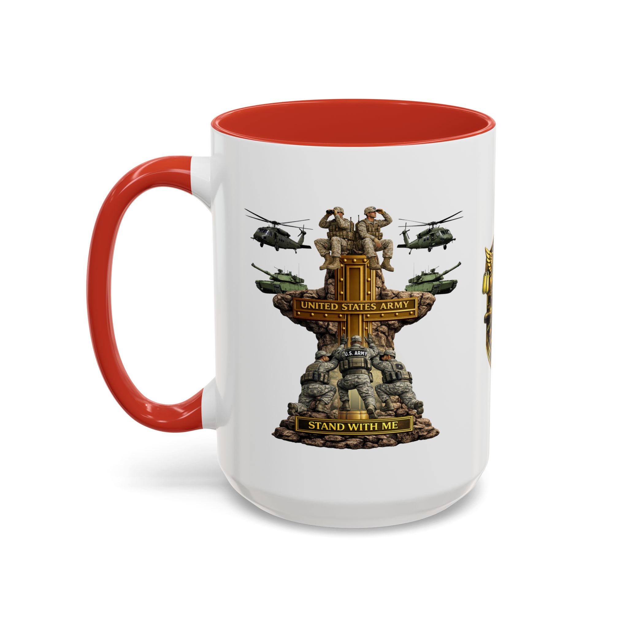 United States Army Mug | Militar-E Force Stand With Me Military Coffee Mug - Image 45