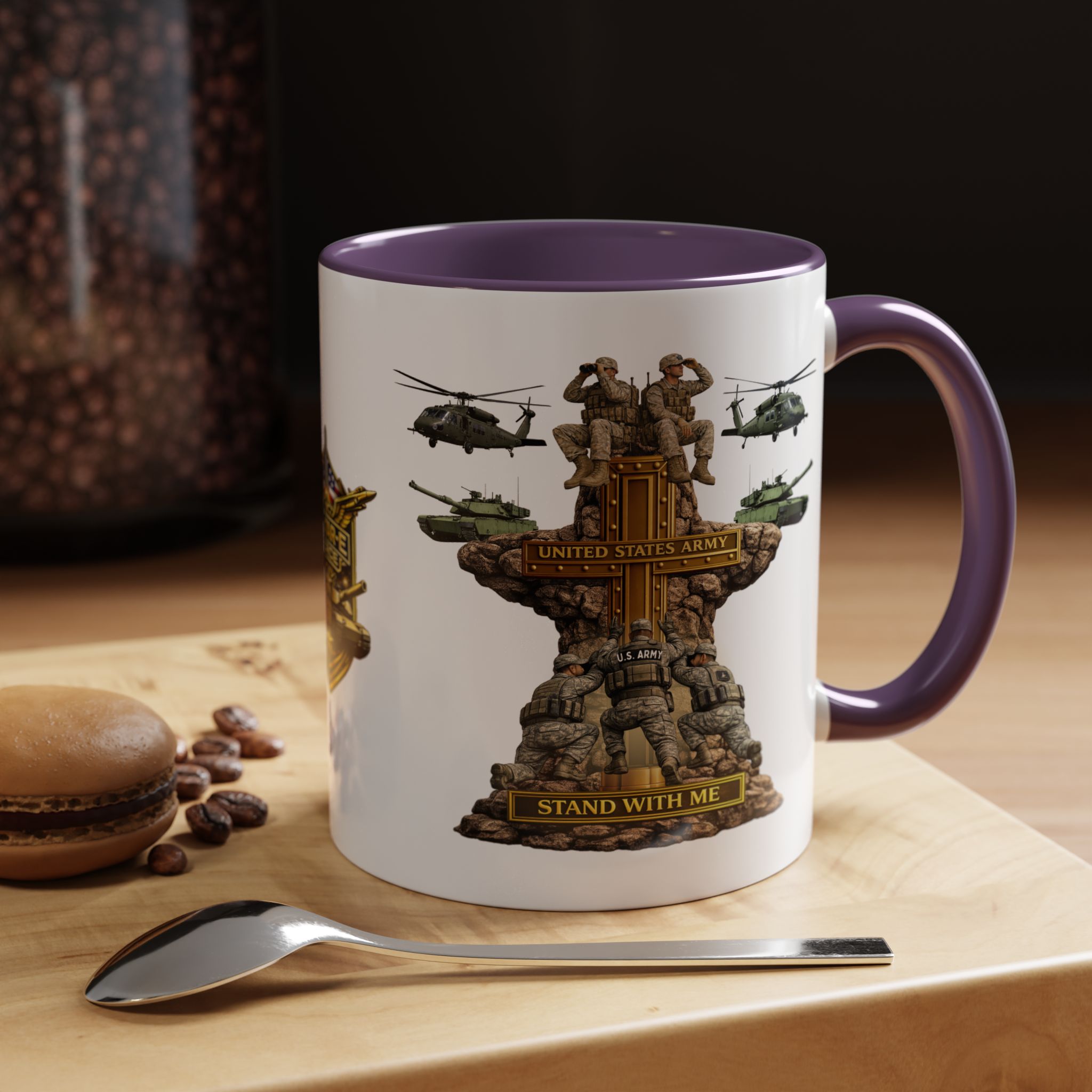 United States Army Mug | Militar-E Force Stand With Me Military Coffee Mug - Image 67