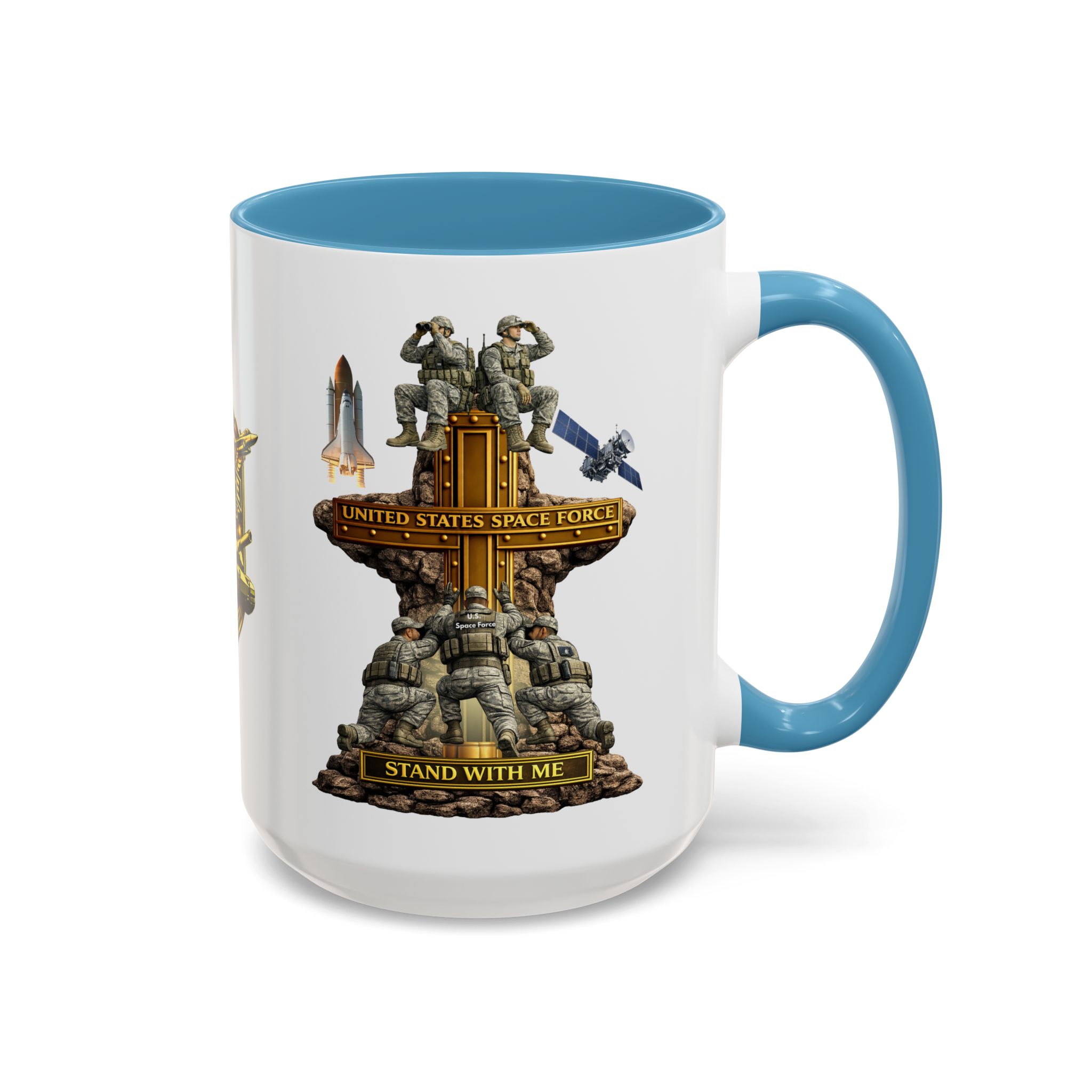 United States Space Force Mug | Militar-E Force Stand With Me Military Coffee Mug - Image 47