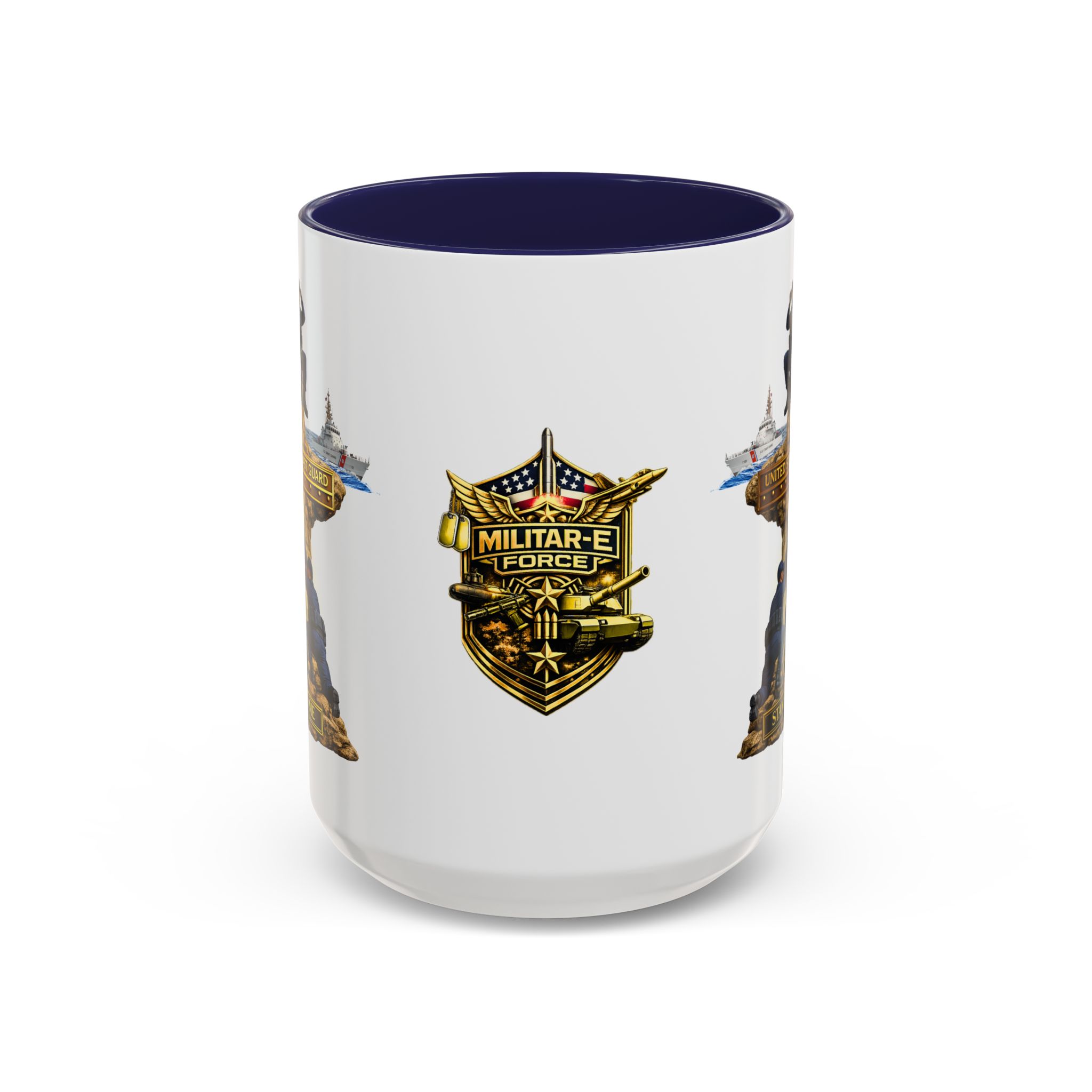 United States Coast Guard Mug | Militar-E Force Stand With Me Military Coffee Mug - Image 21