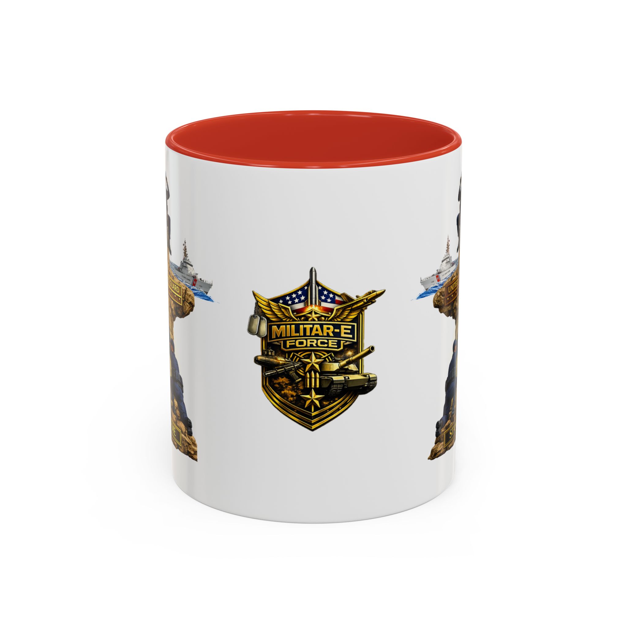 United States Coast Guard Mug | Militar-E Force Stand With Me Military Coffee Mug - Image 51
