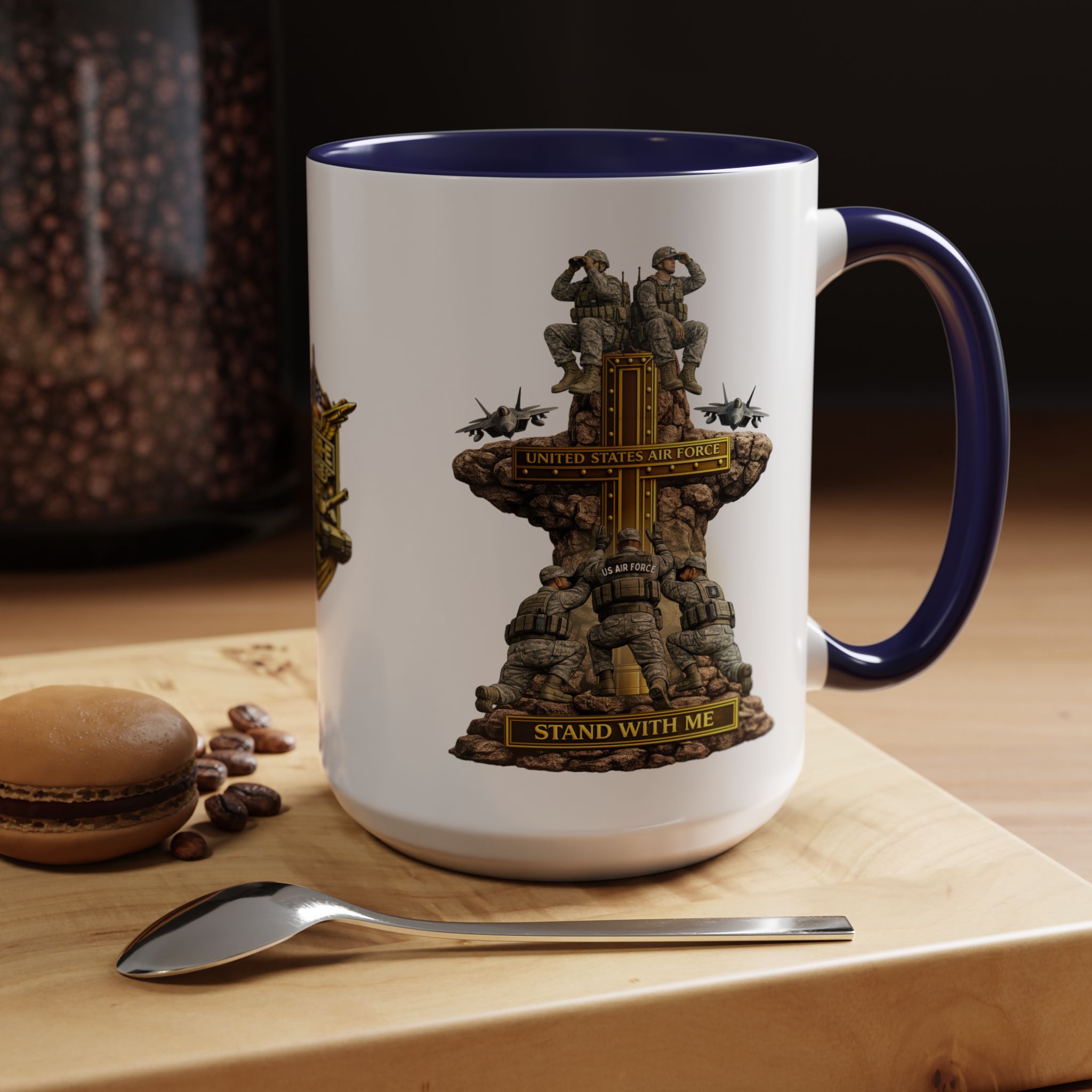 United States Air Force Mug | Militar-E Force Stand With Me Military Coffee Mug - Image 25