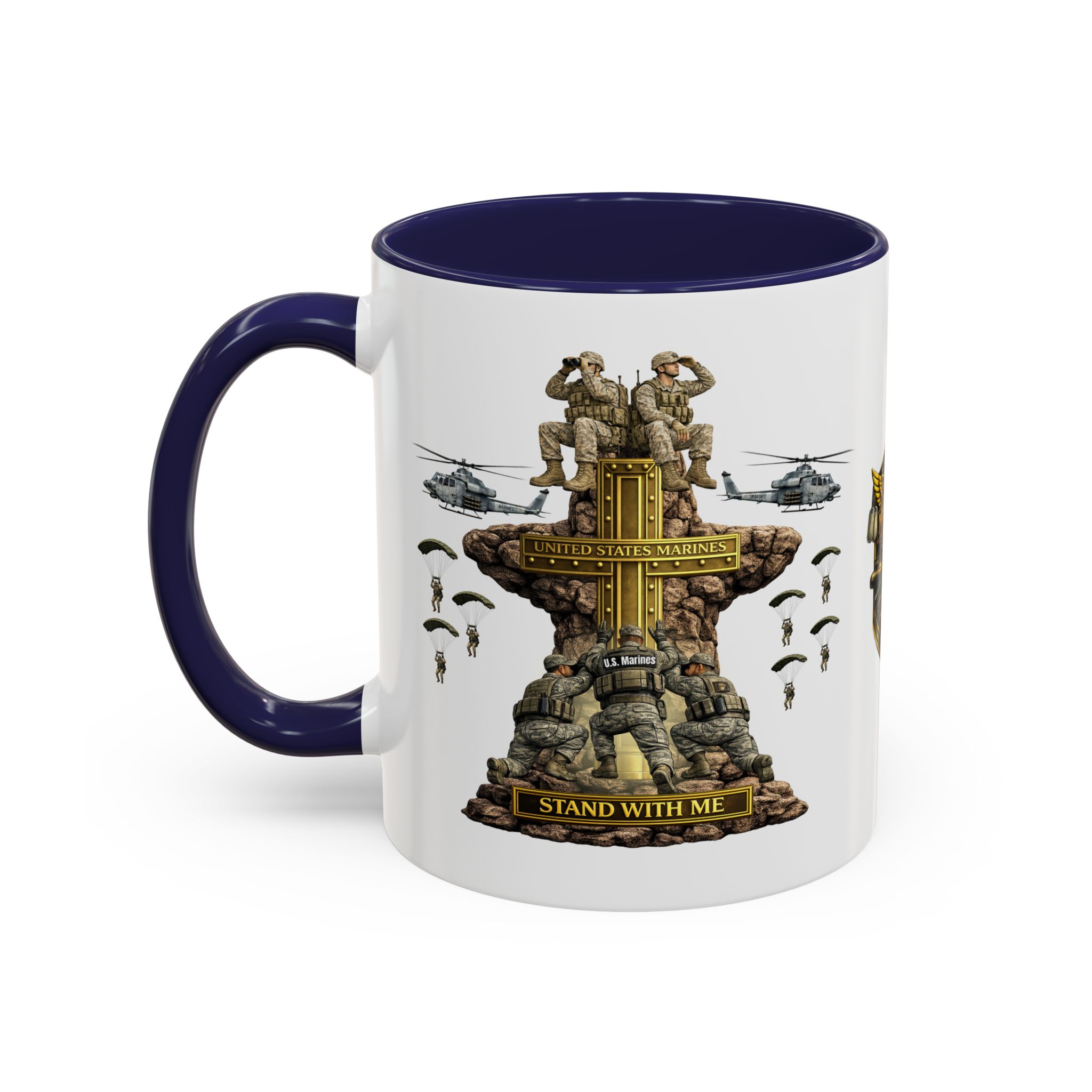 United States Marines Mug | Militar-E Force Stand With Me Military Coffee Mug - Image 8