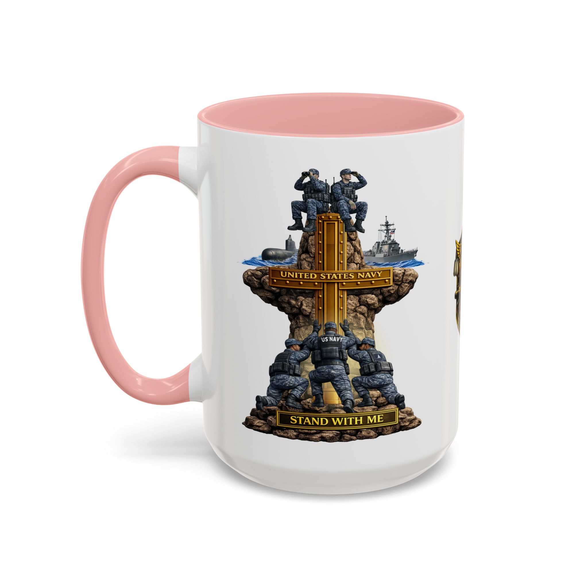 United States Navy Mug | Militar-E Force Stand With Me Military Coffee Mug - Image 28