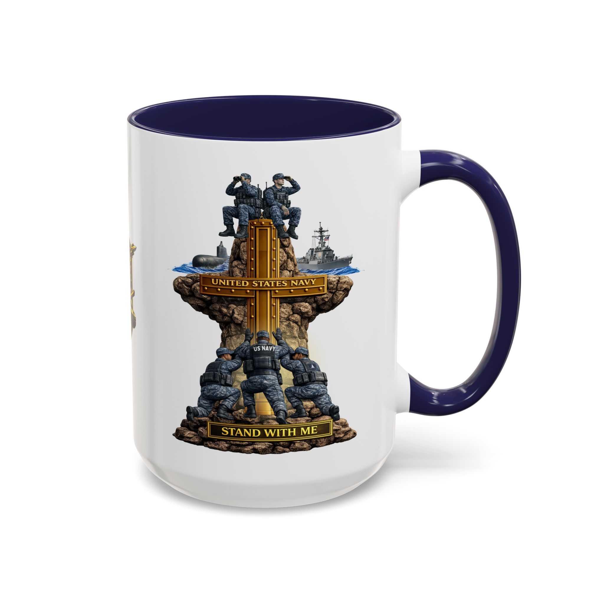 United States Navy Mug | Militar-E Force Stand With Me Military Coffee Mug - Image 22
