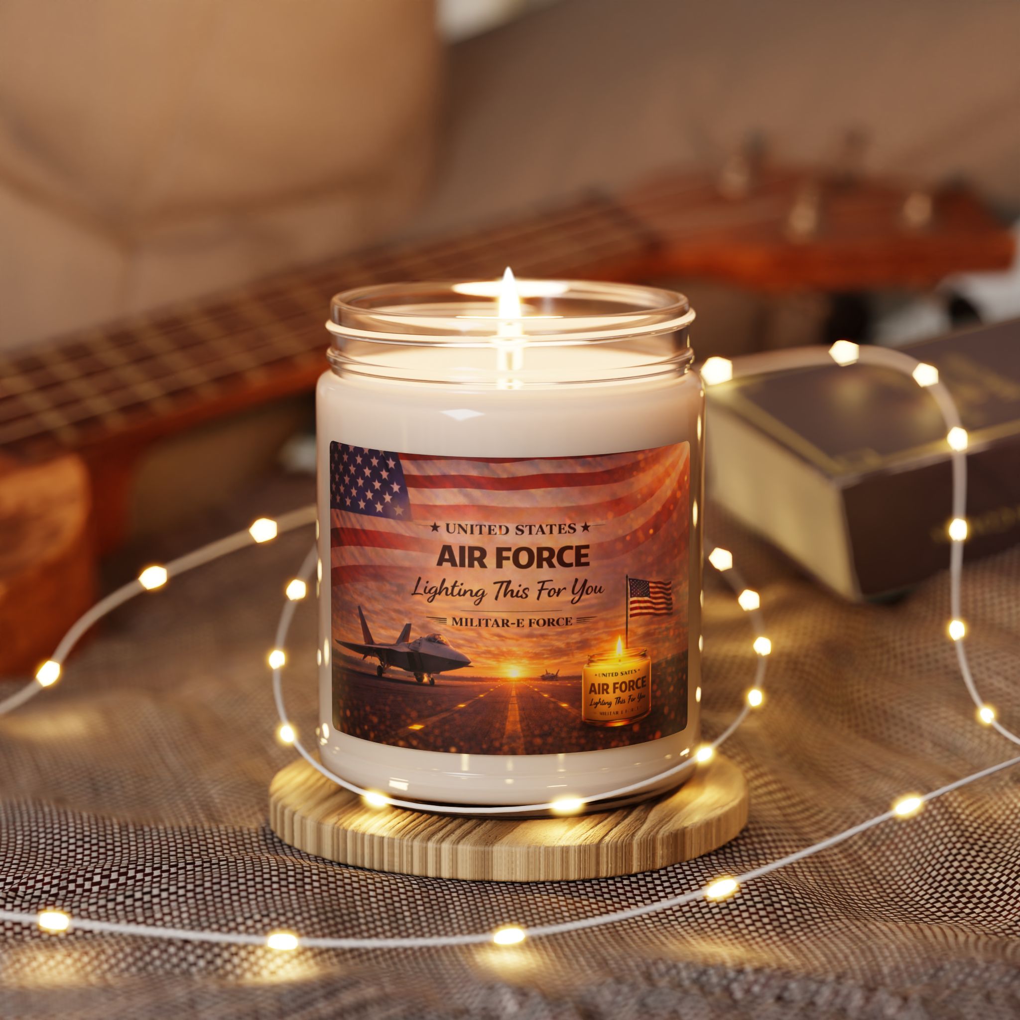 United States Air Force Soy Candle | Militar-E Force Military Candle - Image 13