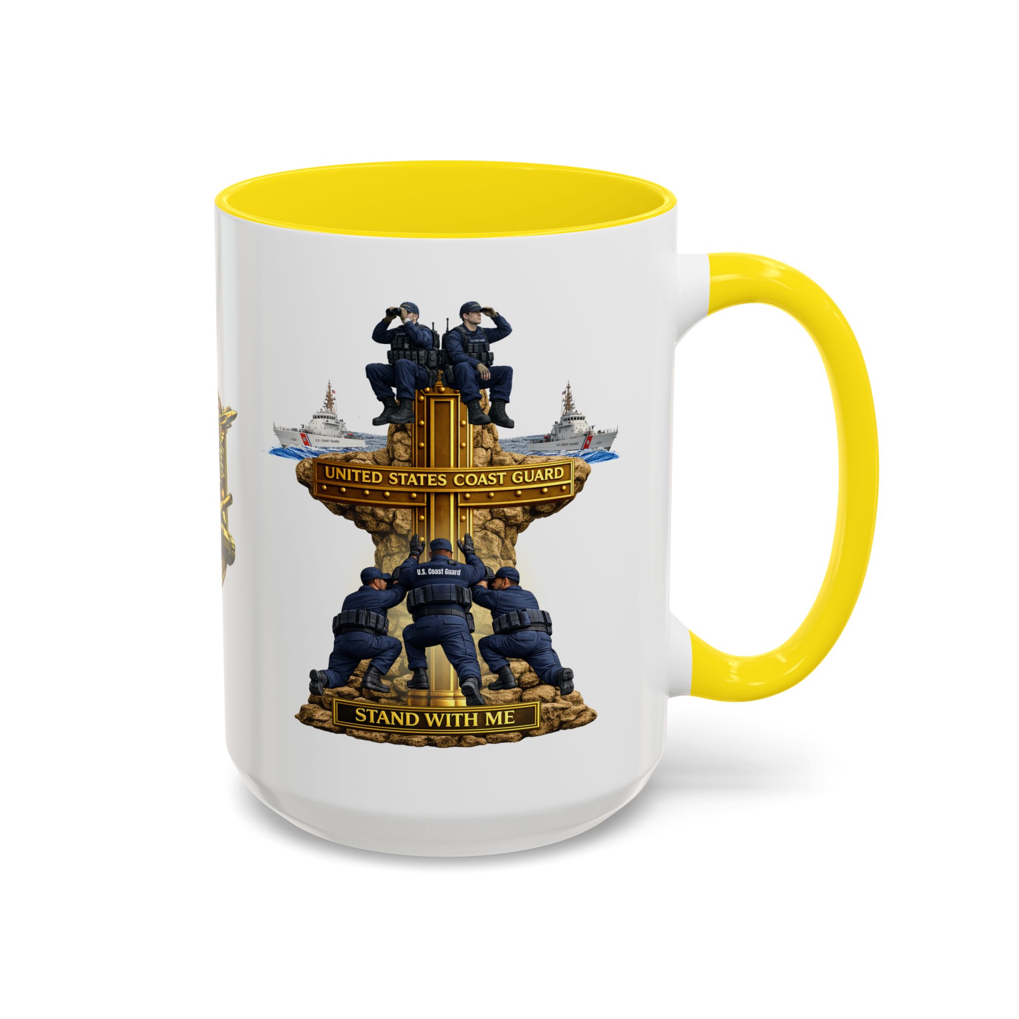 United States Coast Guard Mug | Militar-E Force Stand With Me Military Coffee Mug - Image 72
