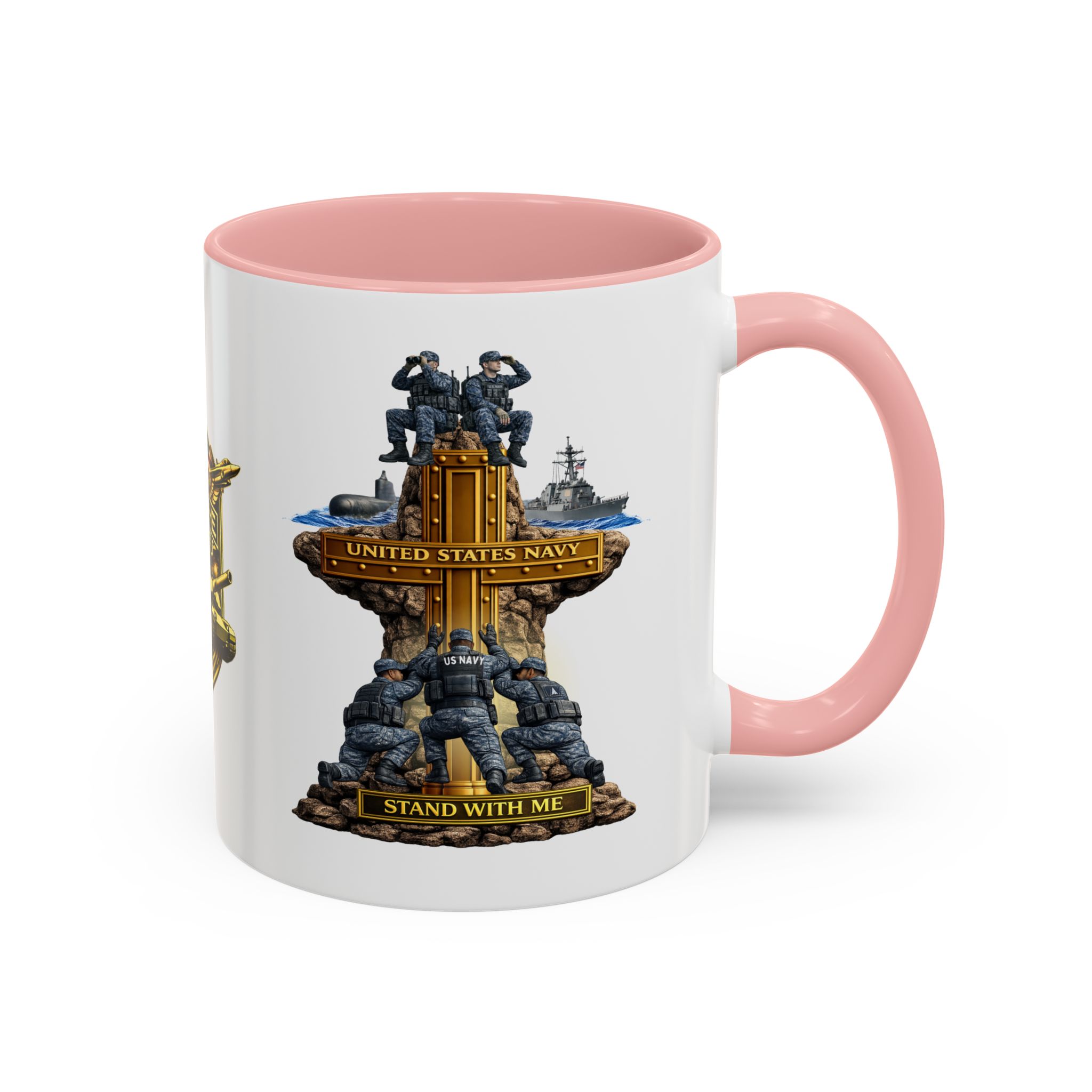 United States Navy Mug | Militar-E Force Stand With Me Military Coffee Mug - Image 12