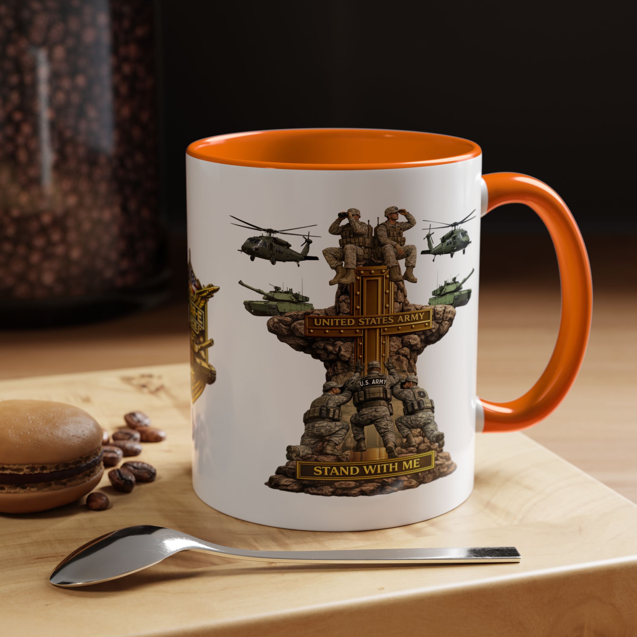 United States Army Mug | Militar-E Force Stand With Me Military Coffee Mug - Image 38