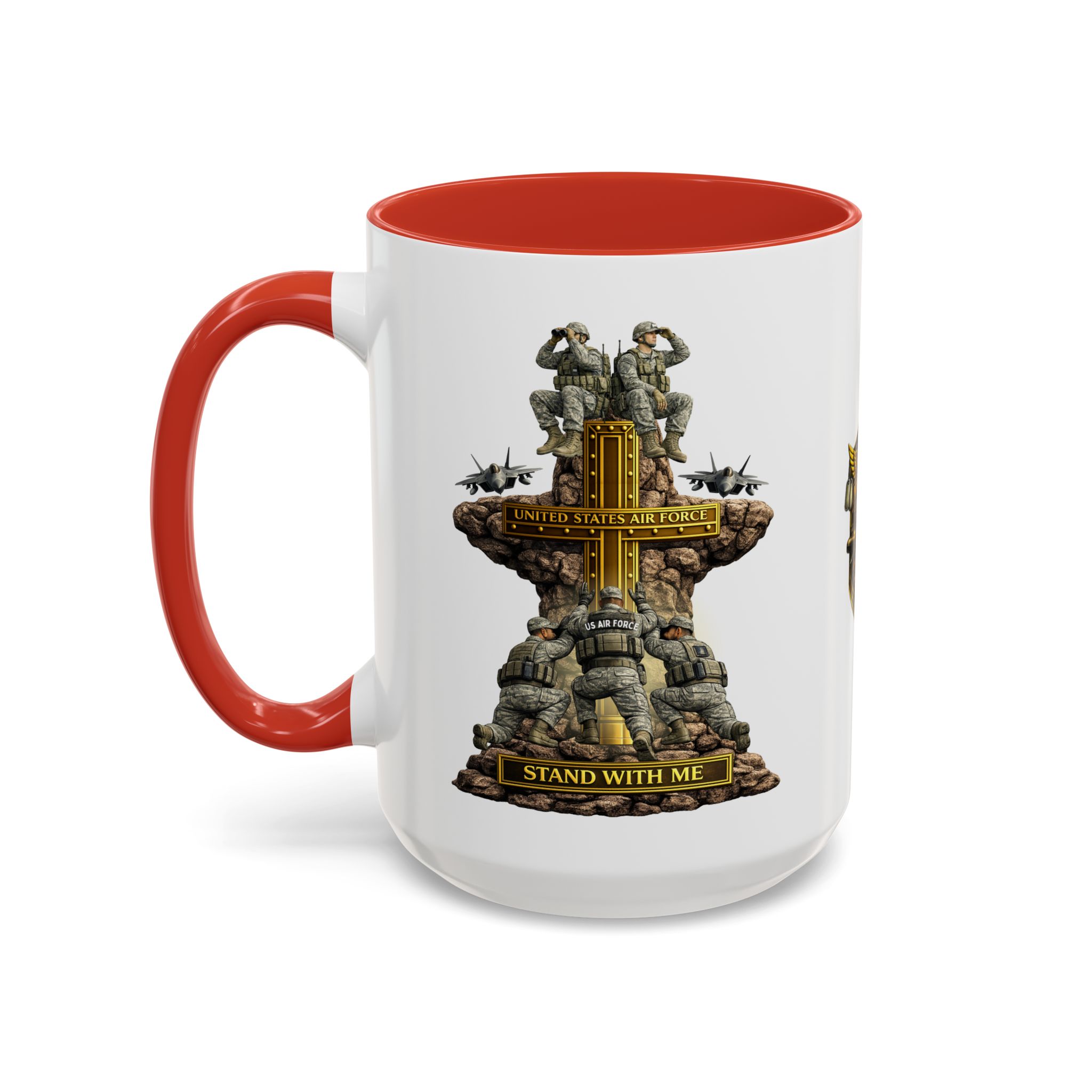 United States Air Force Mug | Militar-E Force Stand With Me Military Coffee Mug - Image 33