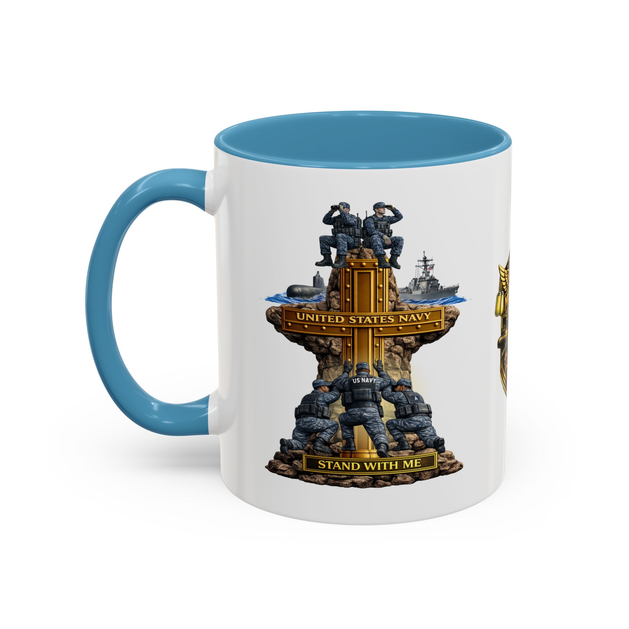 United States Navy Mug | Militar-E Force Stand With Me Military Coffee Mug - Image 58