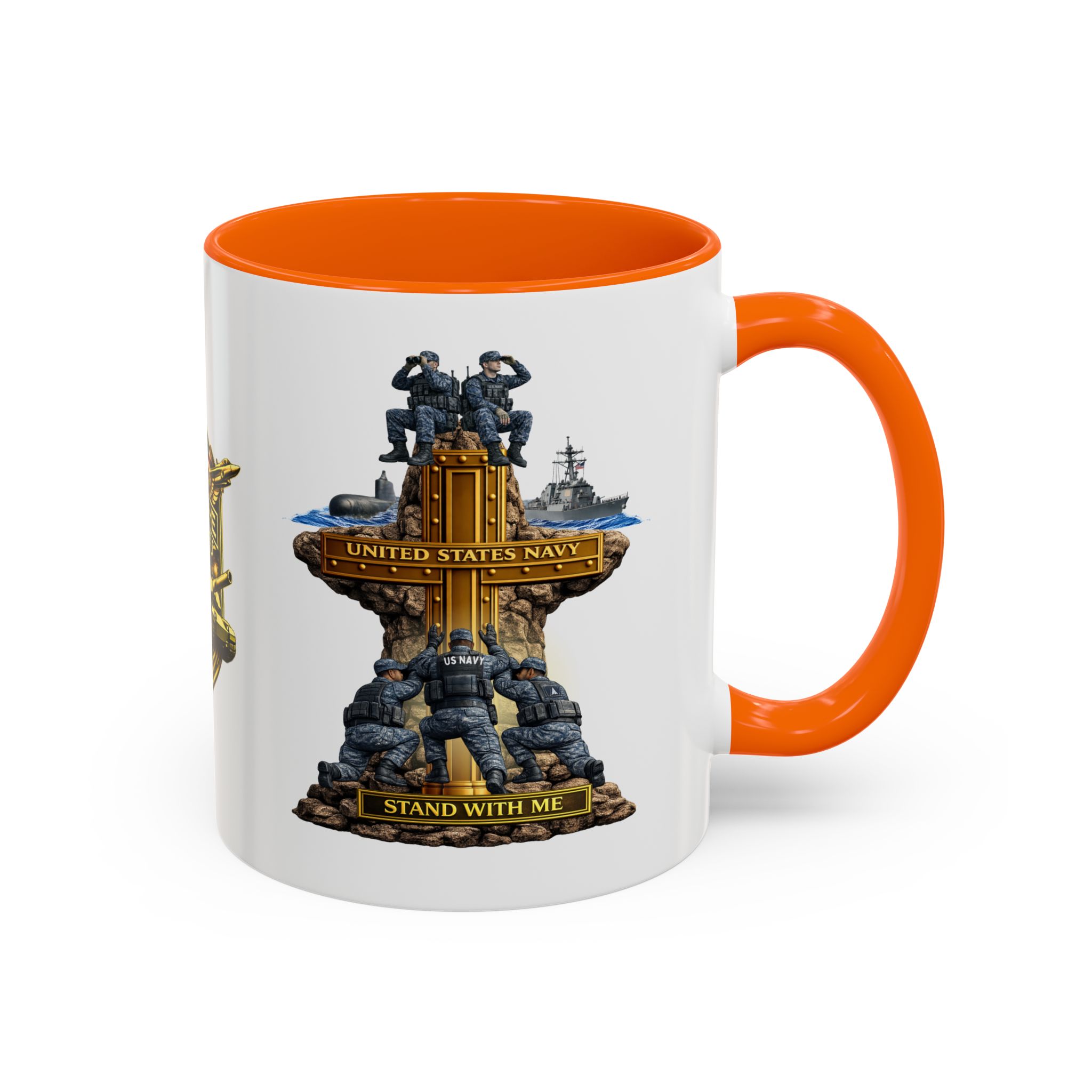 United States Navy Mug | Militar-E Force Stand With Me Military Coffee Mug - Image 32