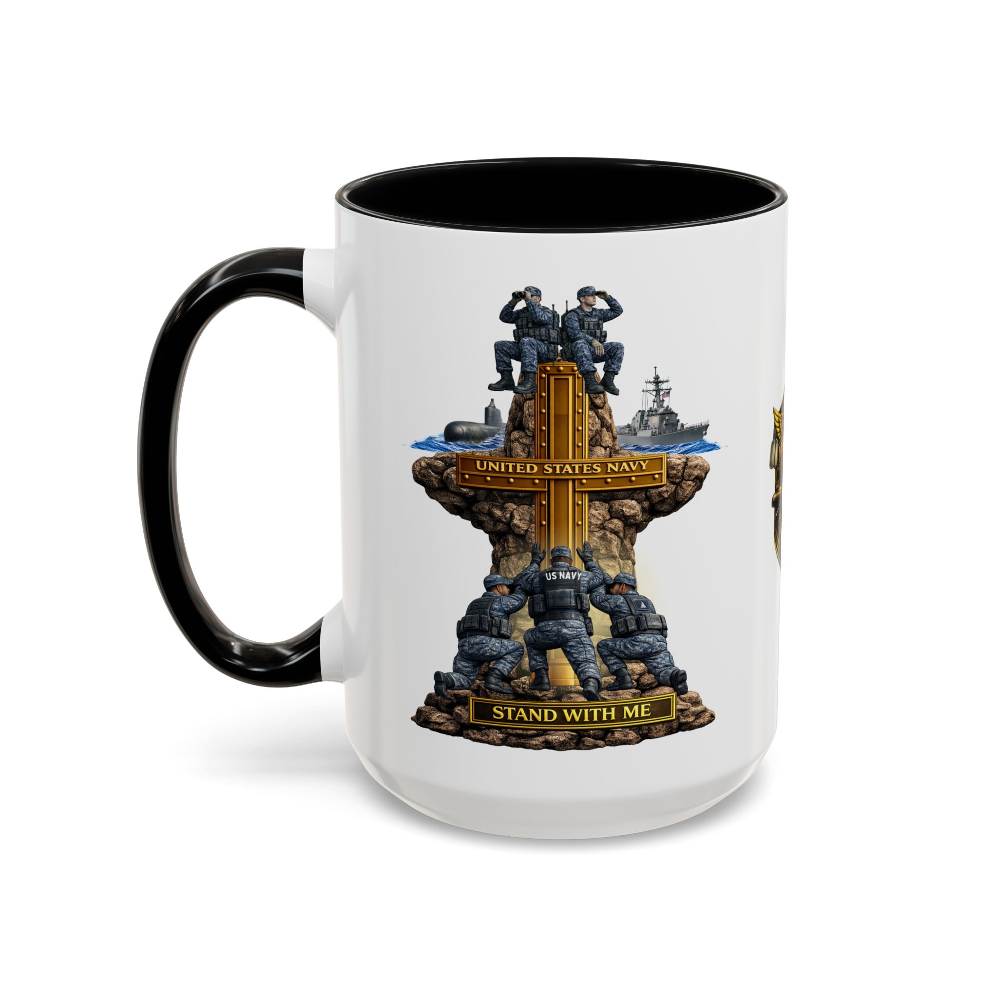 United States Navy Mug | Militar-E Force Stand With Me Military Coffee Mug - Image 18