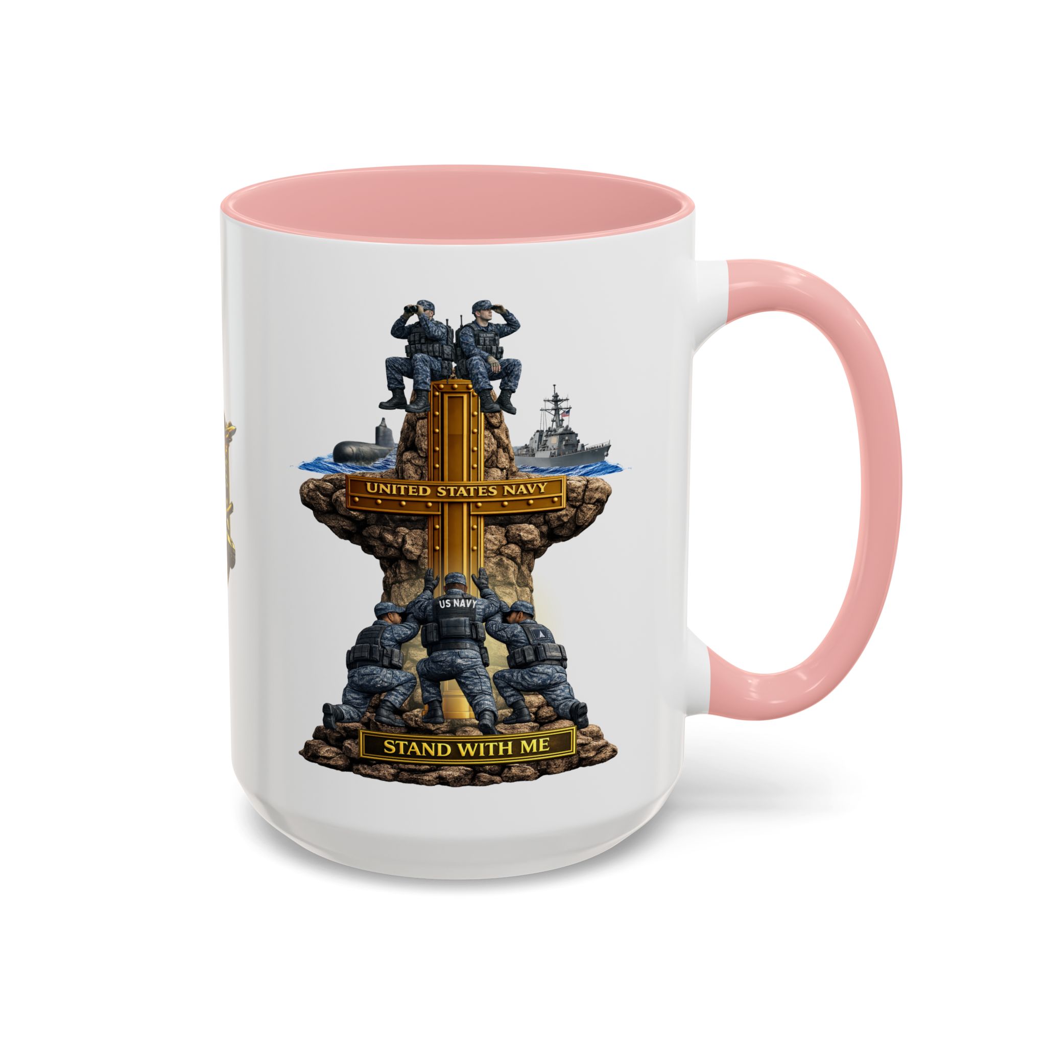 United States Navy Mug | Militar-E Force Stand With Me Military Coffee Mug - Image 27