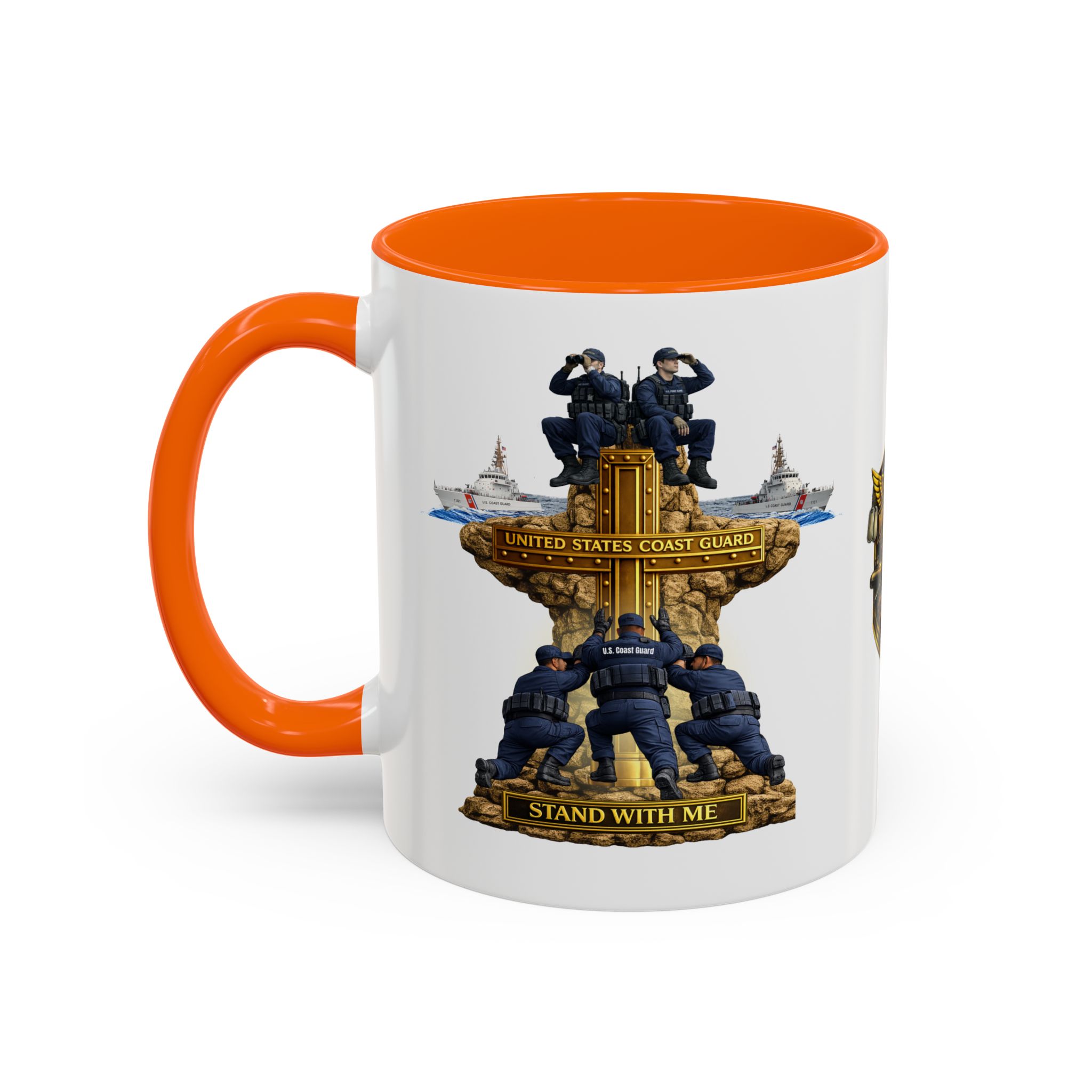 United States Coast Guard Mug | Militar-E Force Stand With Me Military Coffee Mug - Image 38